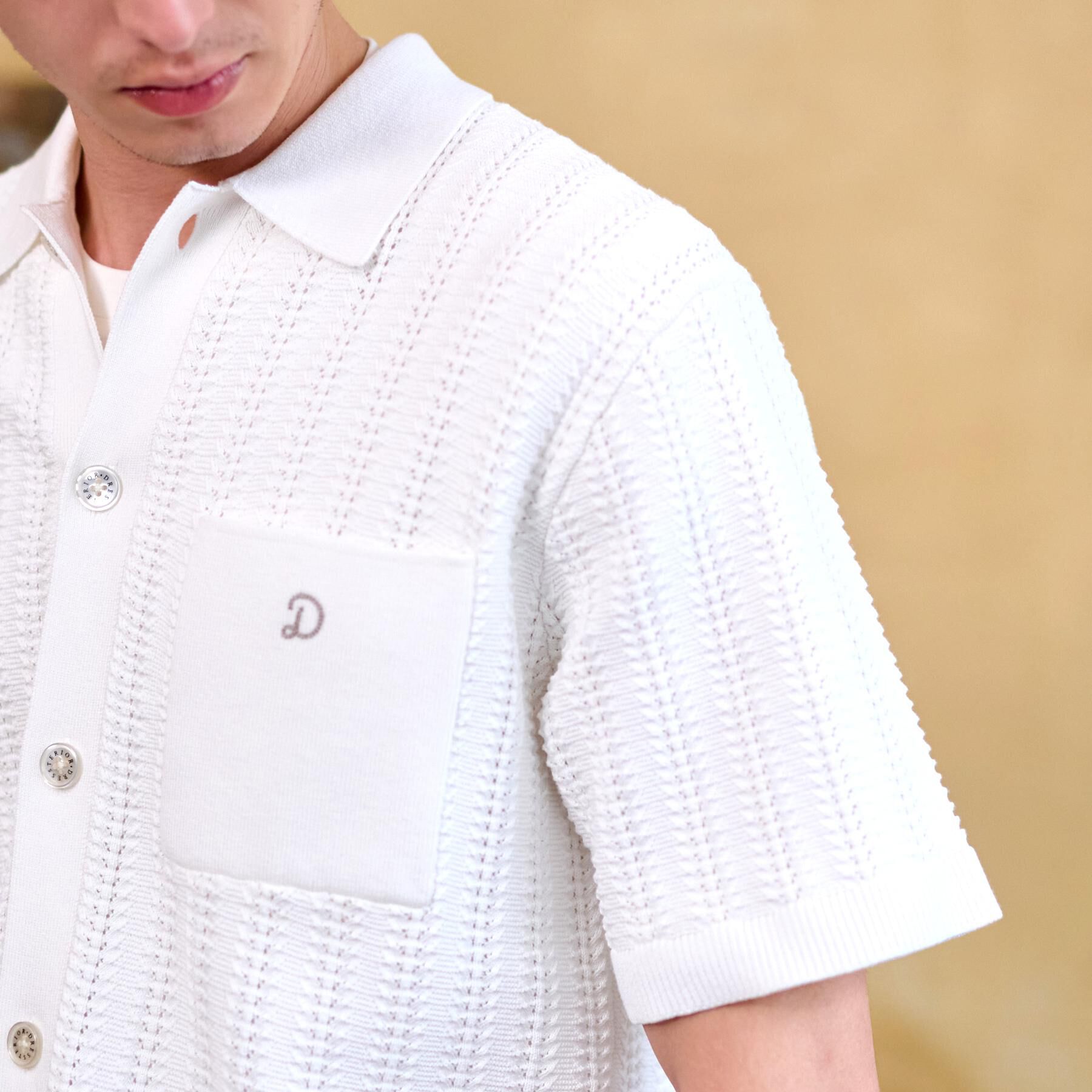 DRESSTERIOR「【Safari5月号掲載】オーガニックコットン キューバニットシャツ」|ニット・セーター|