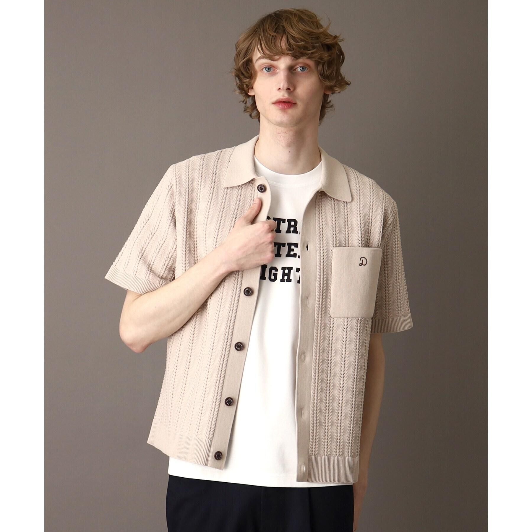 DRESSTERIOR「【Safari5月号掲載】オーガニックコットン キューバニットシャツ」|ニット・セーター|