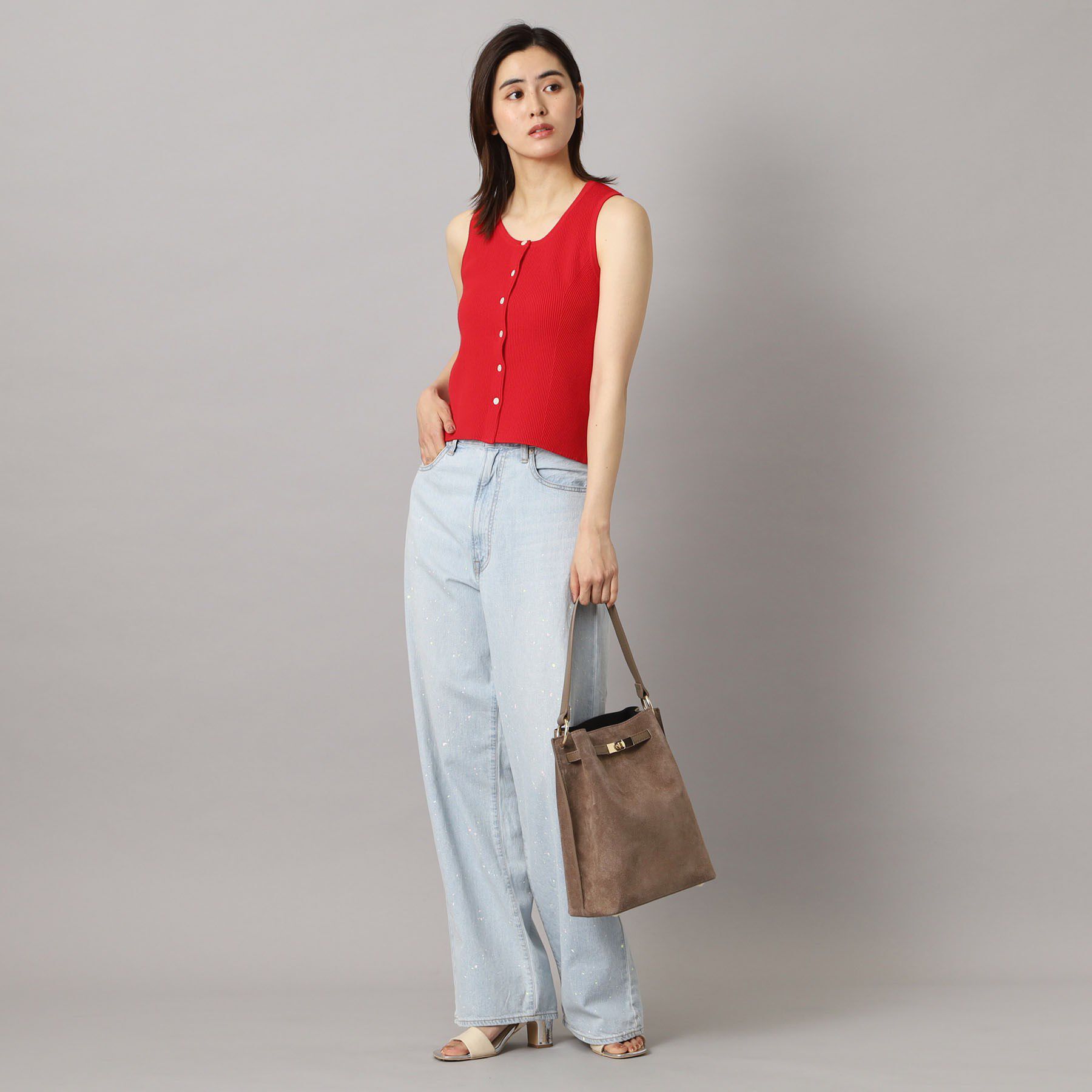 DRESSTERIOR「◆A．P．C．（アーペーセー）DEBARDEUR AMBRE ノースリーブニット」|ニット・セーター|