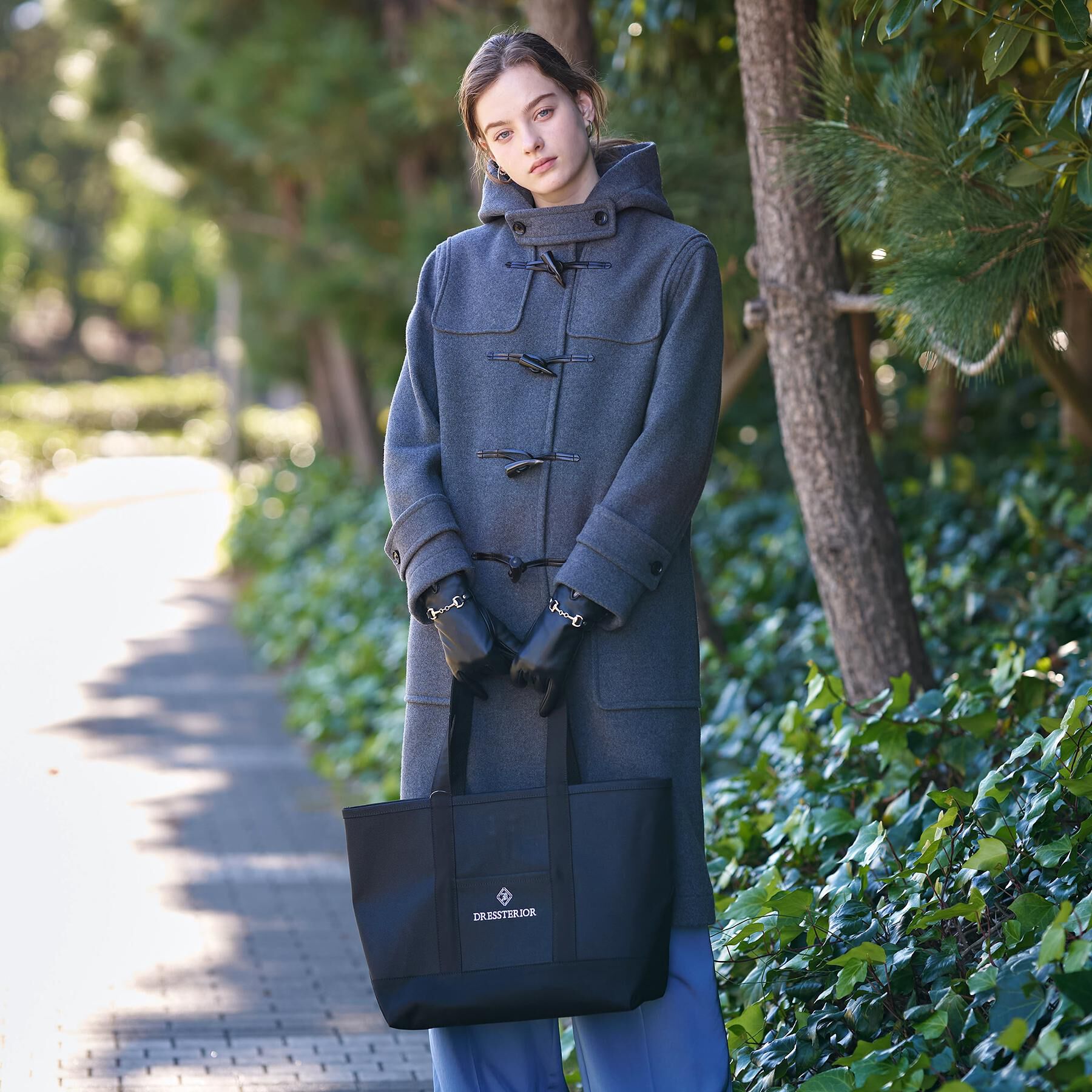 DRESSTERIOR「Superfineリサイクルメルトンダッフルコート」|ダッフルコート|