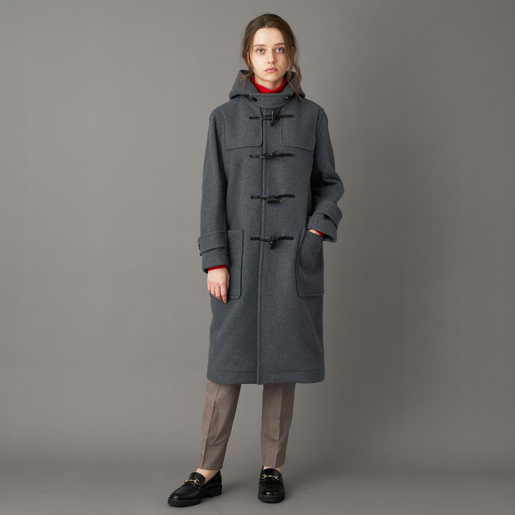 DRESSTERIOR「Superfineリサイクルメルトンダッフルコート」|ダッフルコート|