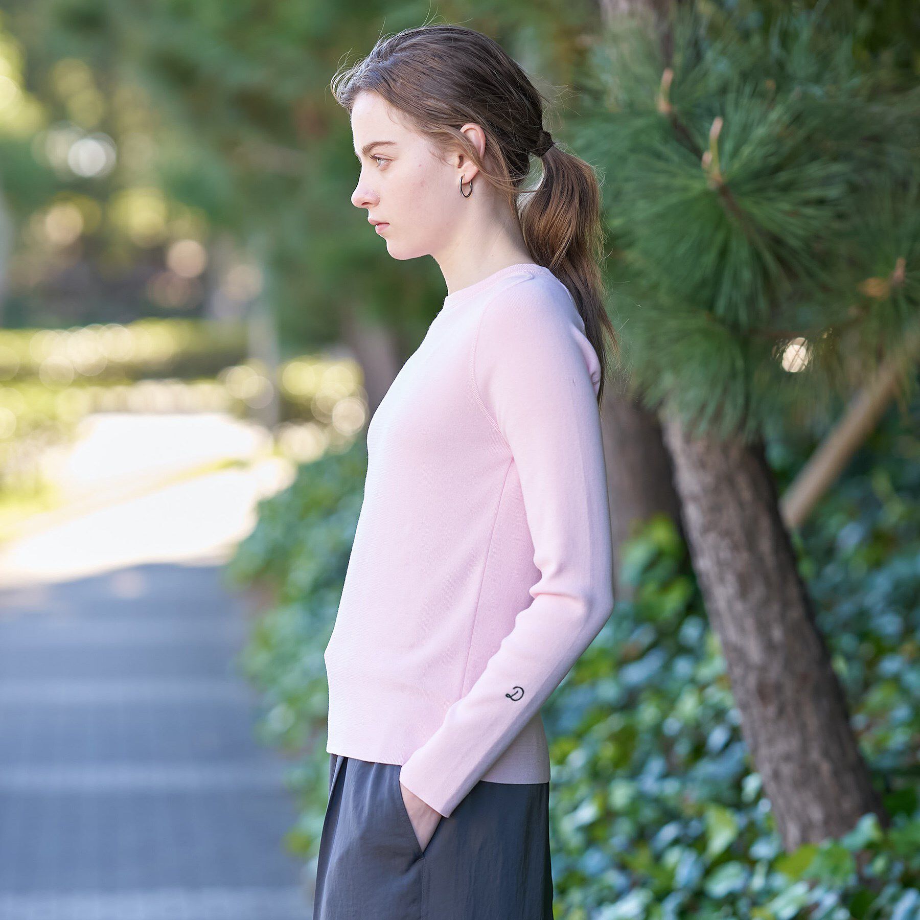 DRESSTERIOR「コットンフルニードルニット」|ニット・セーター|