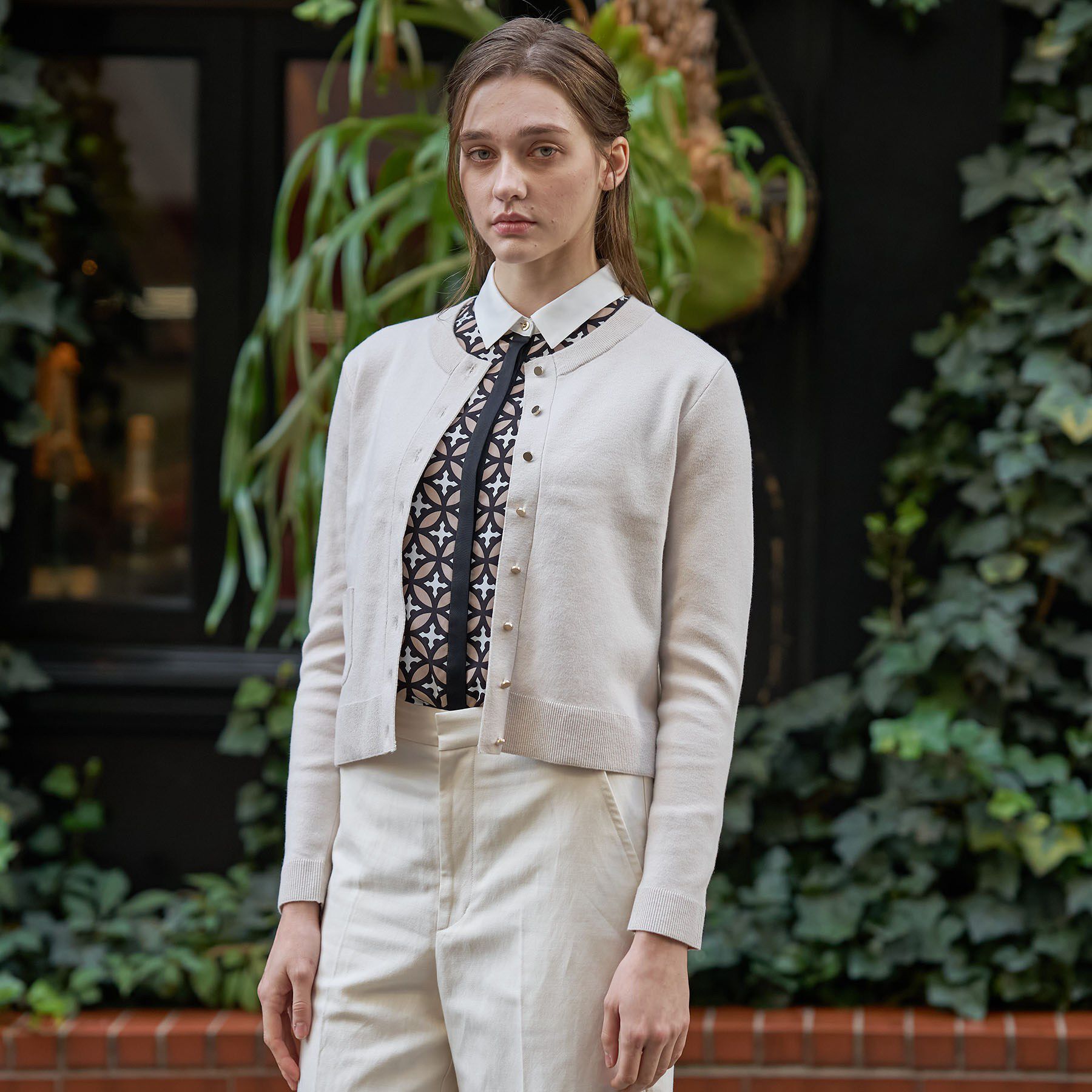 DRESSTERIOR「ウォッシャブルコットンカシミヤカーディガン」|カーディガン|