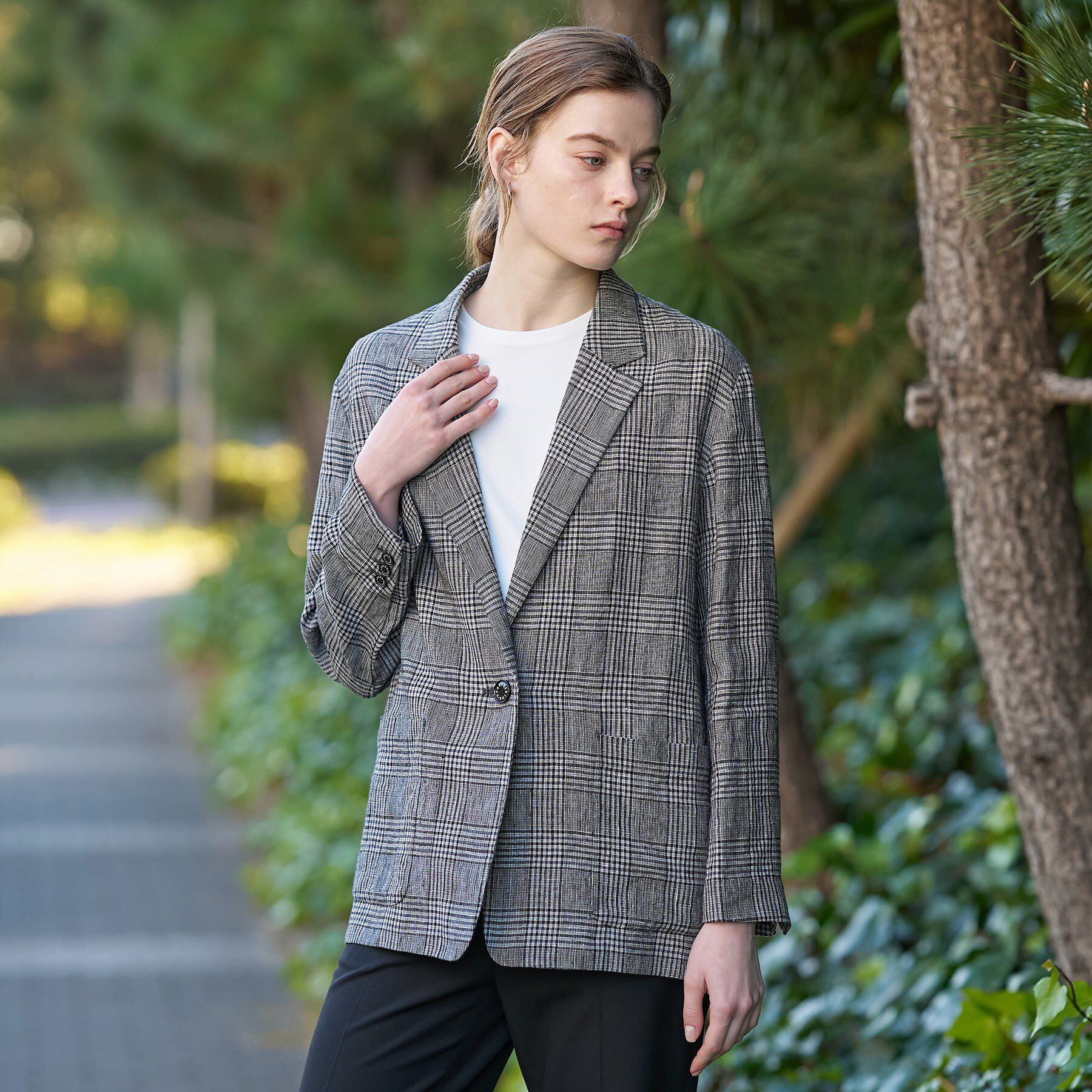 DRESSTERIOR「ウォッシャブルリネンライトジャケット」|テーラードジャケット|