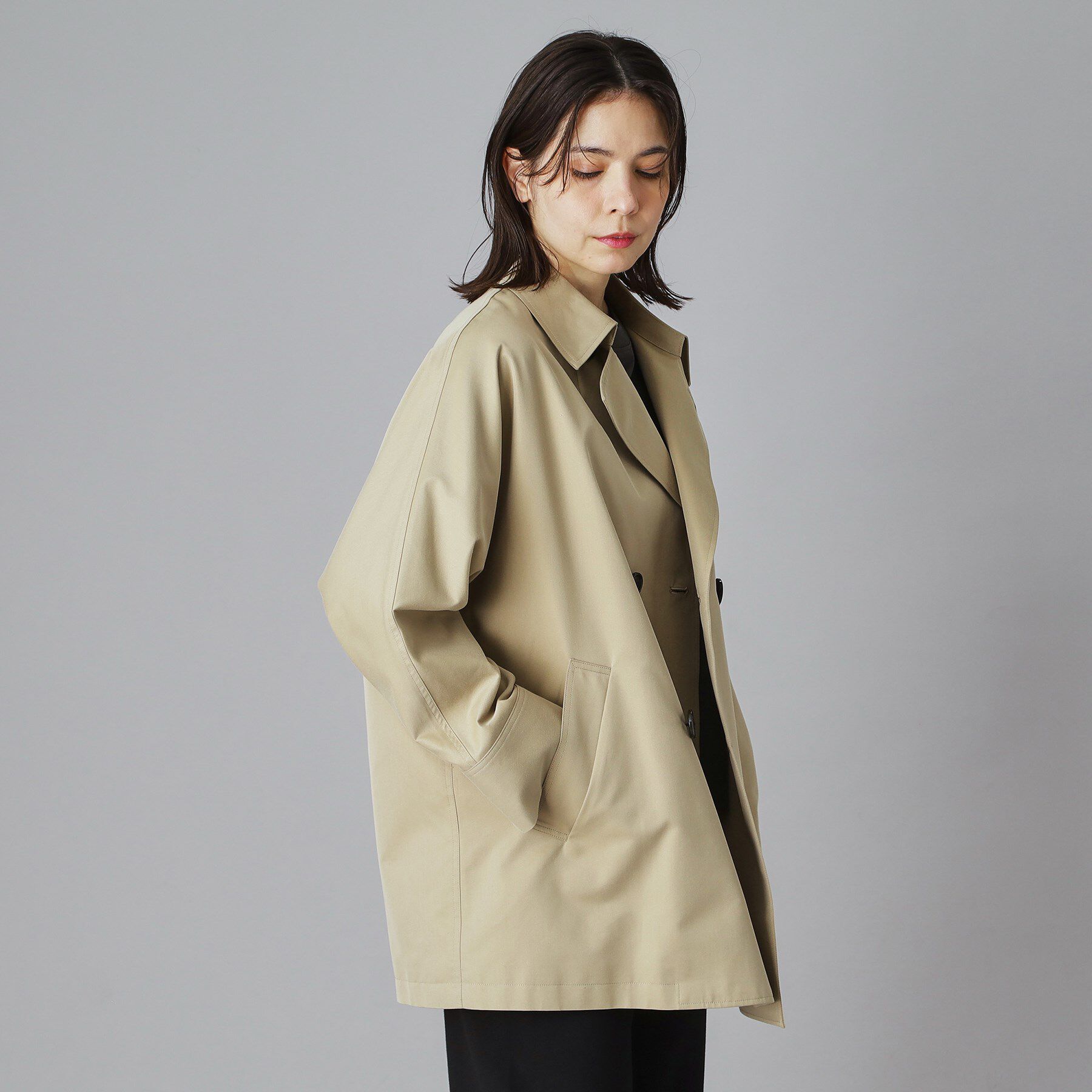 DRESSTERIOR「TICCA（ティッカ）ショートテントトレンチコート」|トレンチコート|