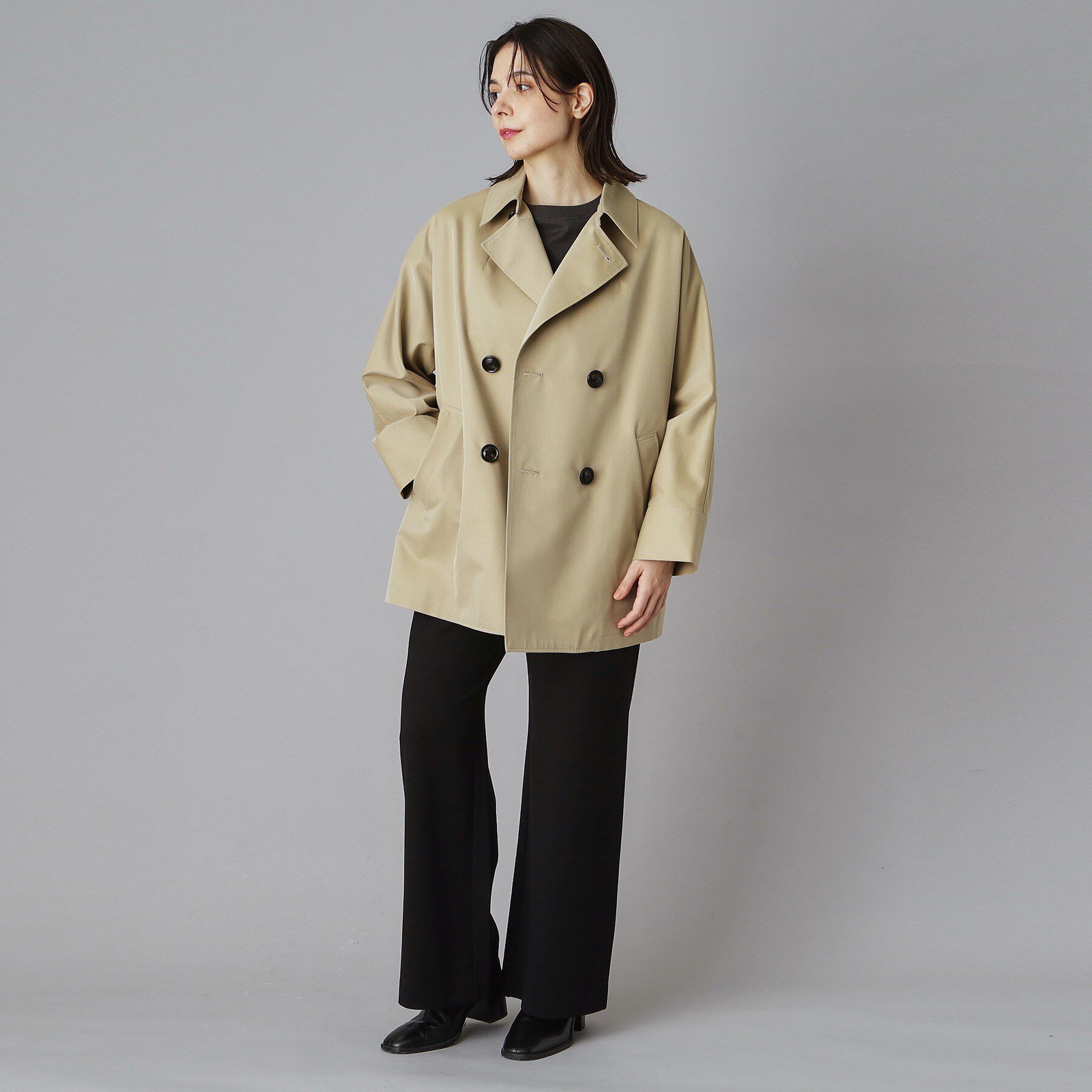 DRESSTERIOR「TICCA（ティッカ）ショートテントトレンチコート」|トレンチコート|