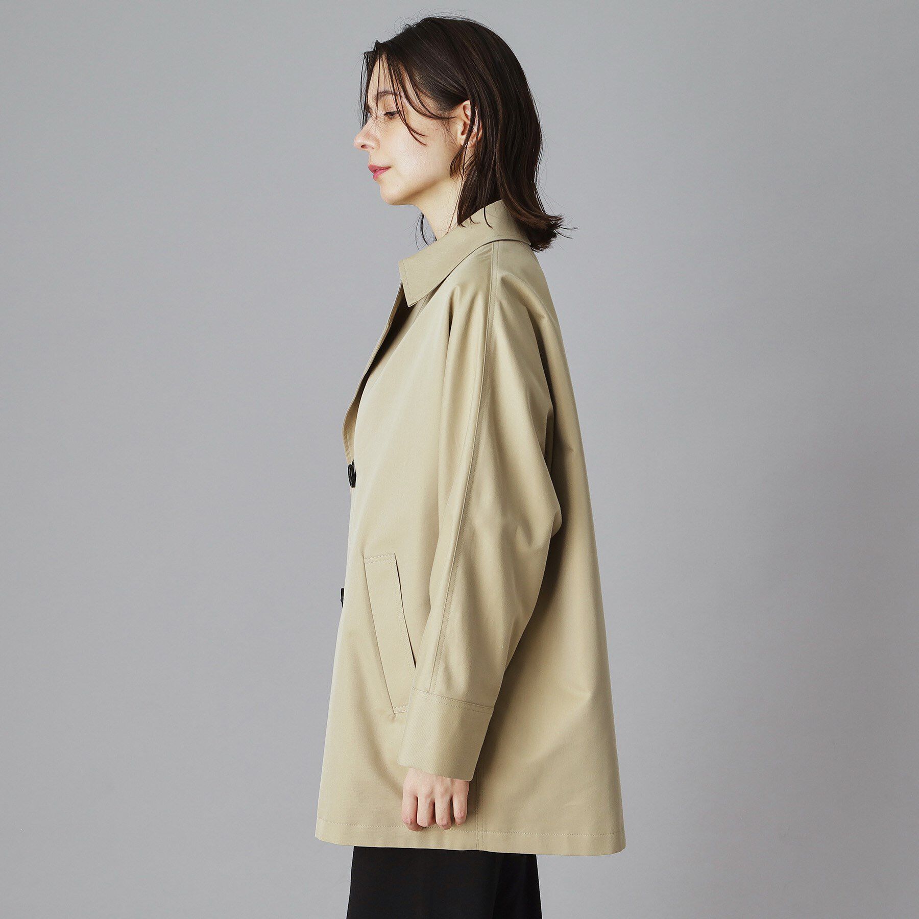 DRESSTERIOR「TICCA（ティッカ）ショートテントトレンチコート」|トレンチコート|