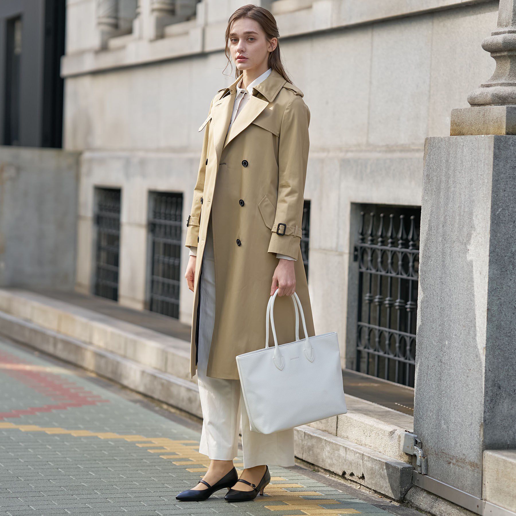 DRESSTERIOR「【撥水/透湿素材】コットンギャバジントレンチコート」|トレンチコート|