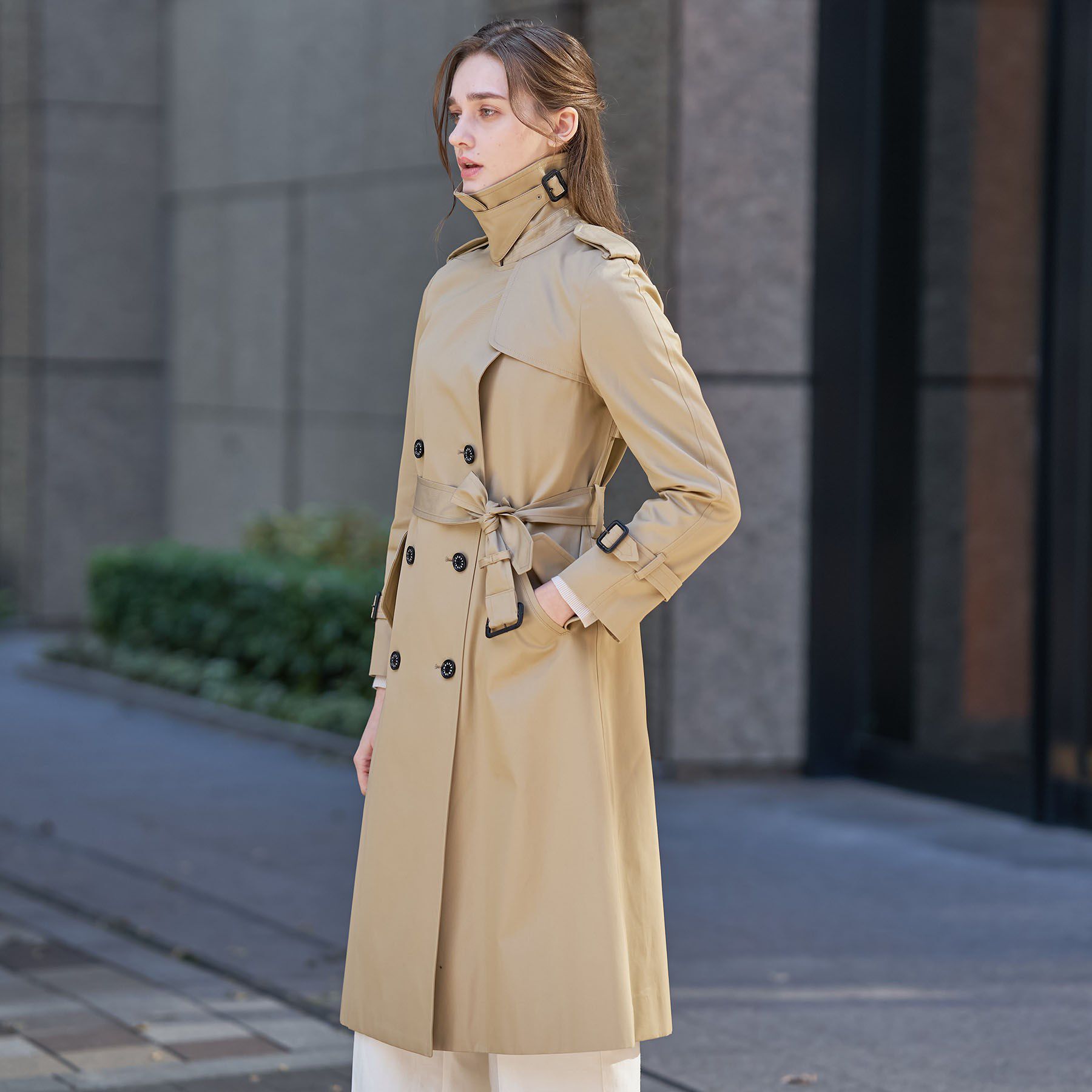 DRESSTERIOR「【撥水/透湿素材】コットンギャバジントレンチコート」|トレンチコート|