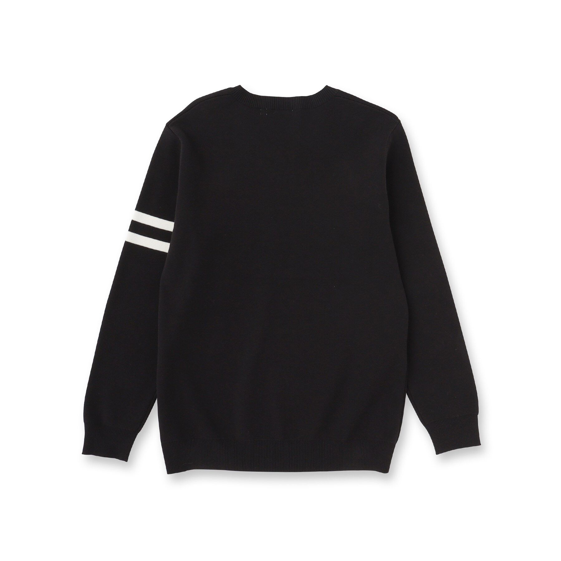 DRESSTERIOR「コットンスムース アームラインクルーネック」|ニット・セーター|