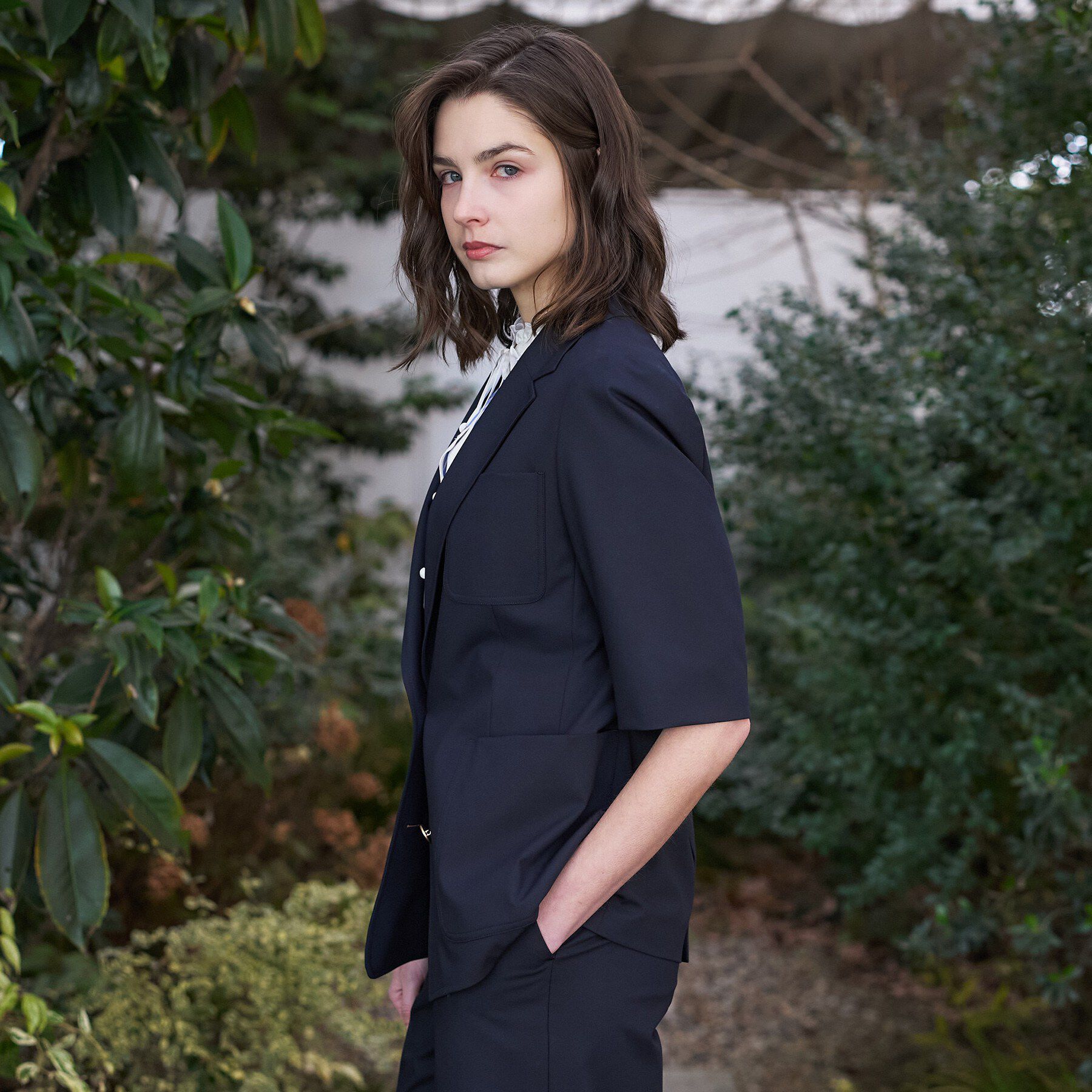 DRESSTERIOR「2WAYストレッチシングルジャケット」|テーラードジャケット|