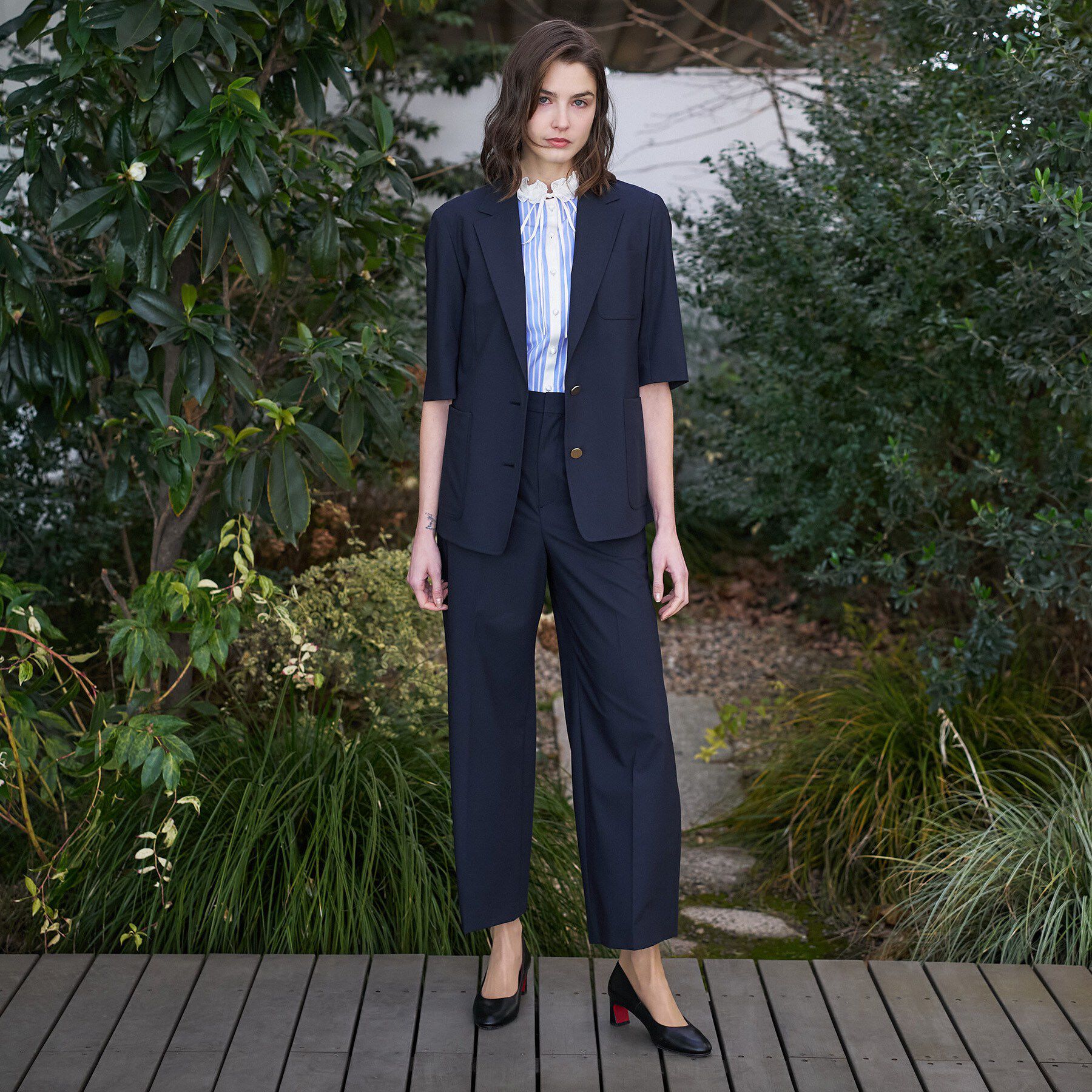 DRESSTERIOR「2WAYストレッチシングルジャケット」|テーラードジャケット|