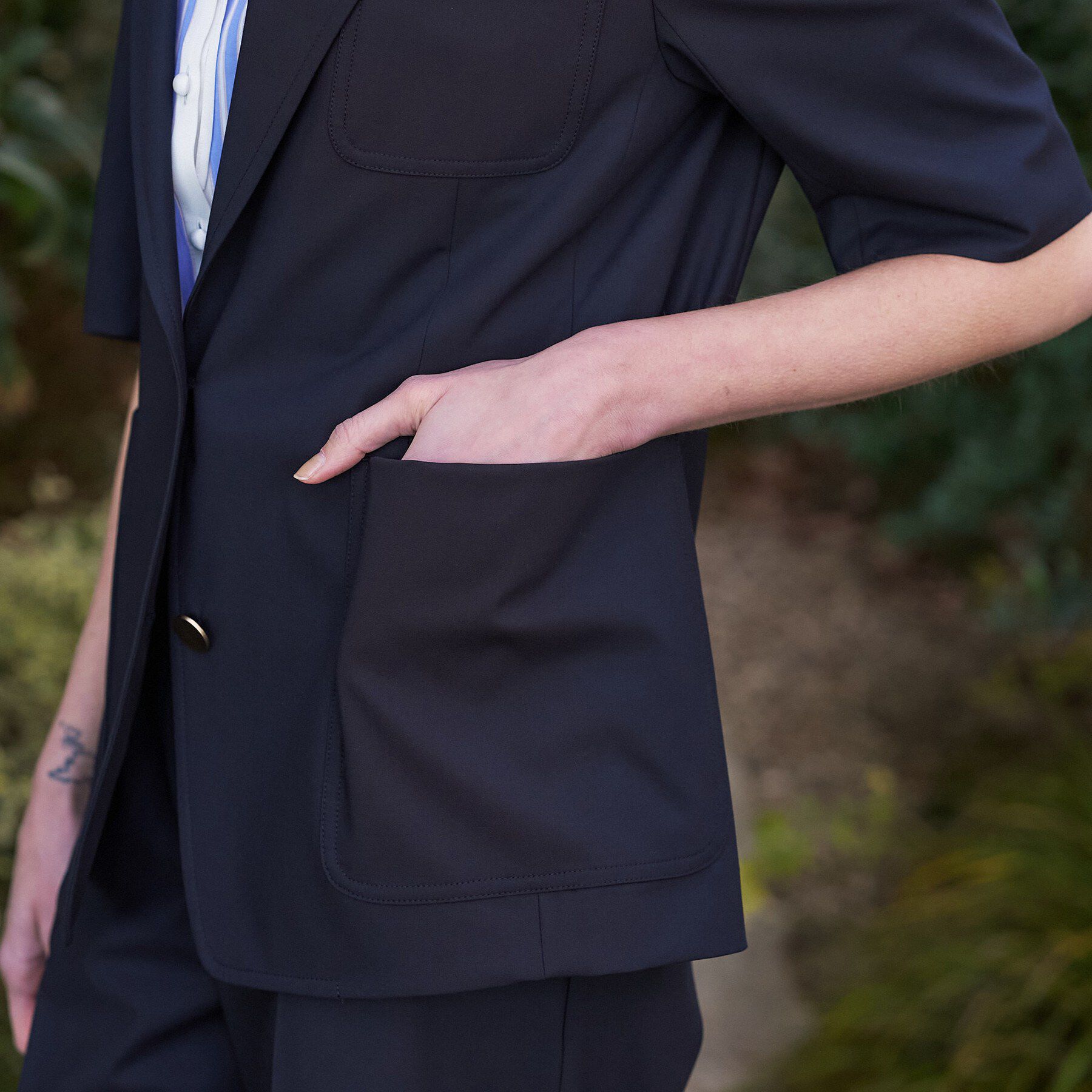 DRESSTERIOR「2WAYストレッチシングルジャケット」|テーラードジャケット|