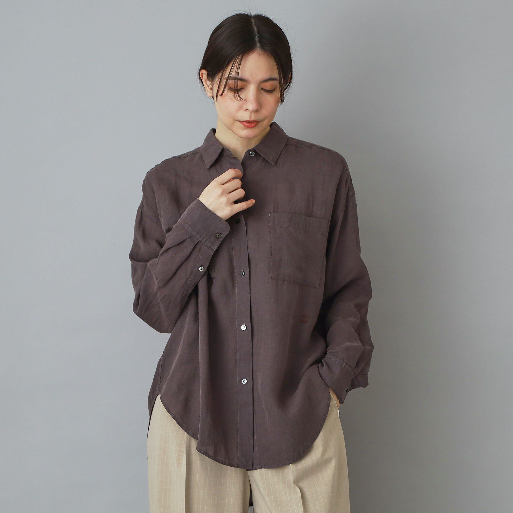 DRESSTERIOR「ガーメントダイラミーシャツ」|シャツ・ブラウス|