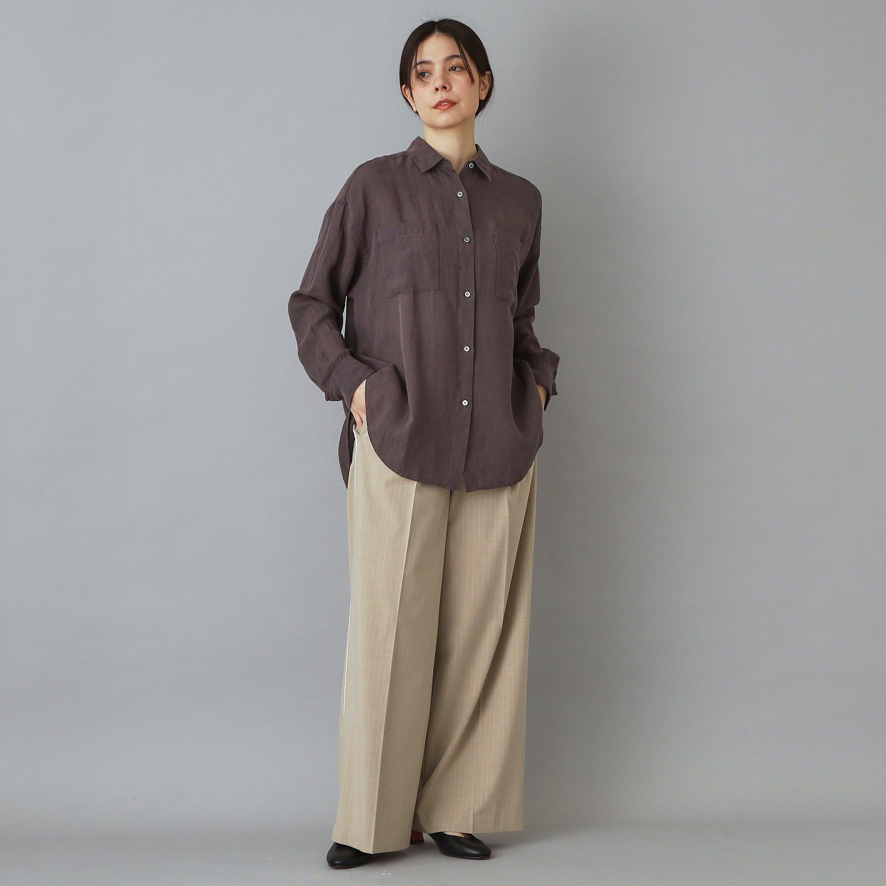 DRESSTERIOR「ガーメントダイラミーシャツ」|シャツ・ブラウス|