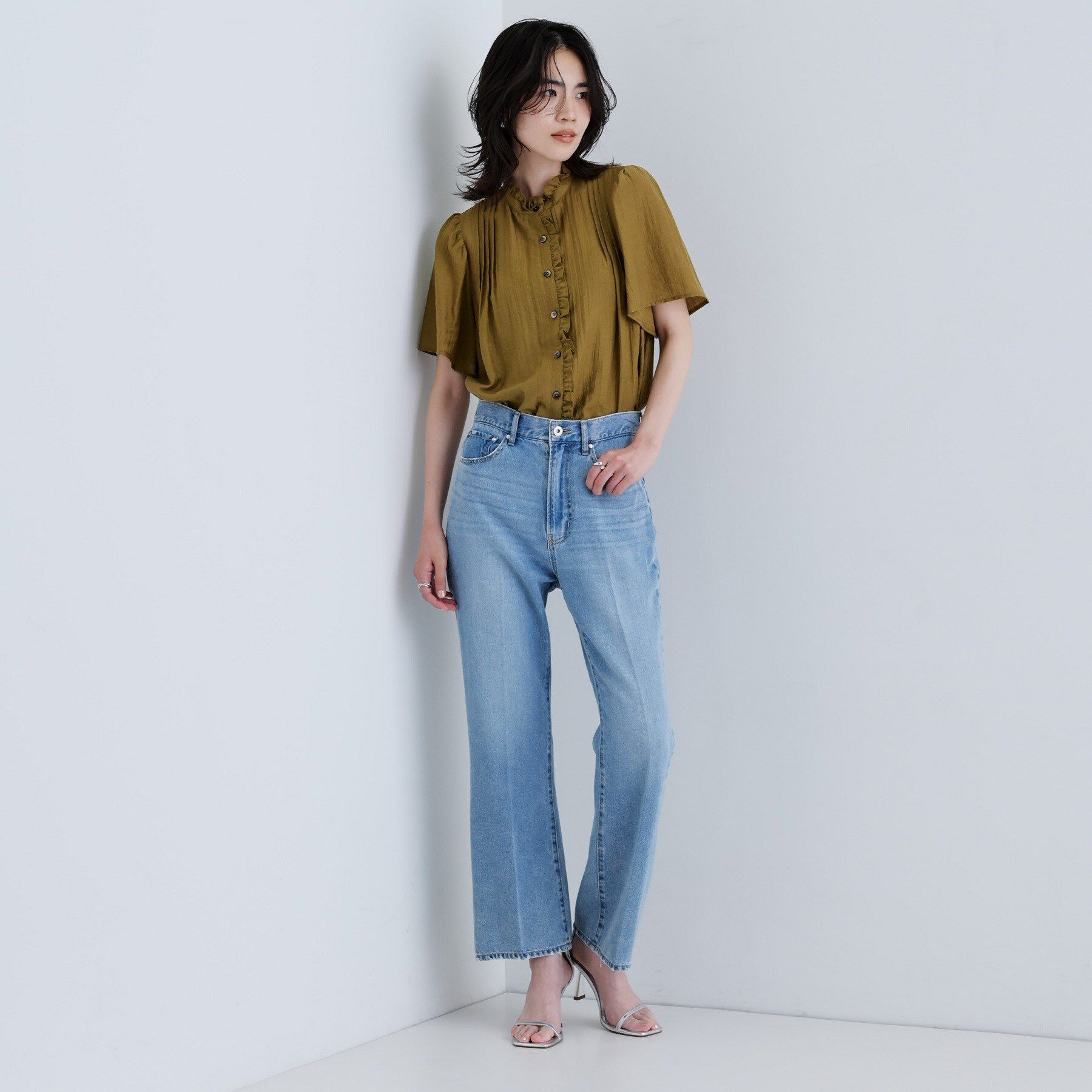 GALLEST「フレアスリーブブラウス」|シャツ・ブラウス|