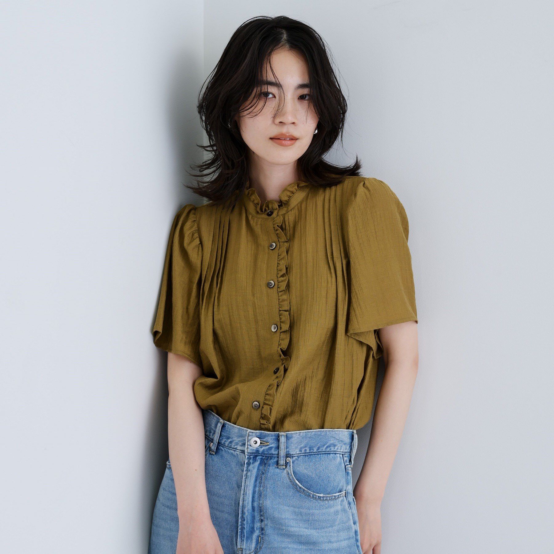 GALLEST「フレアスリーブブラウス」|シャツ・ブラウス|