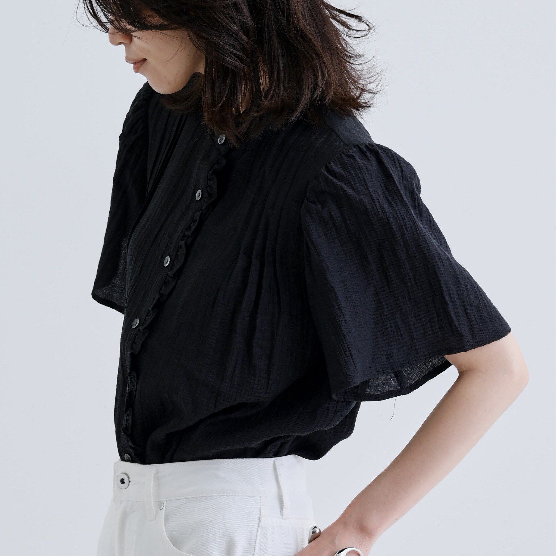 GALLEST「フレアスリーブブラウス」|シャツ・ブラウス|