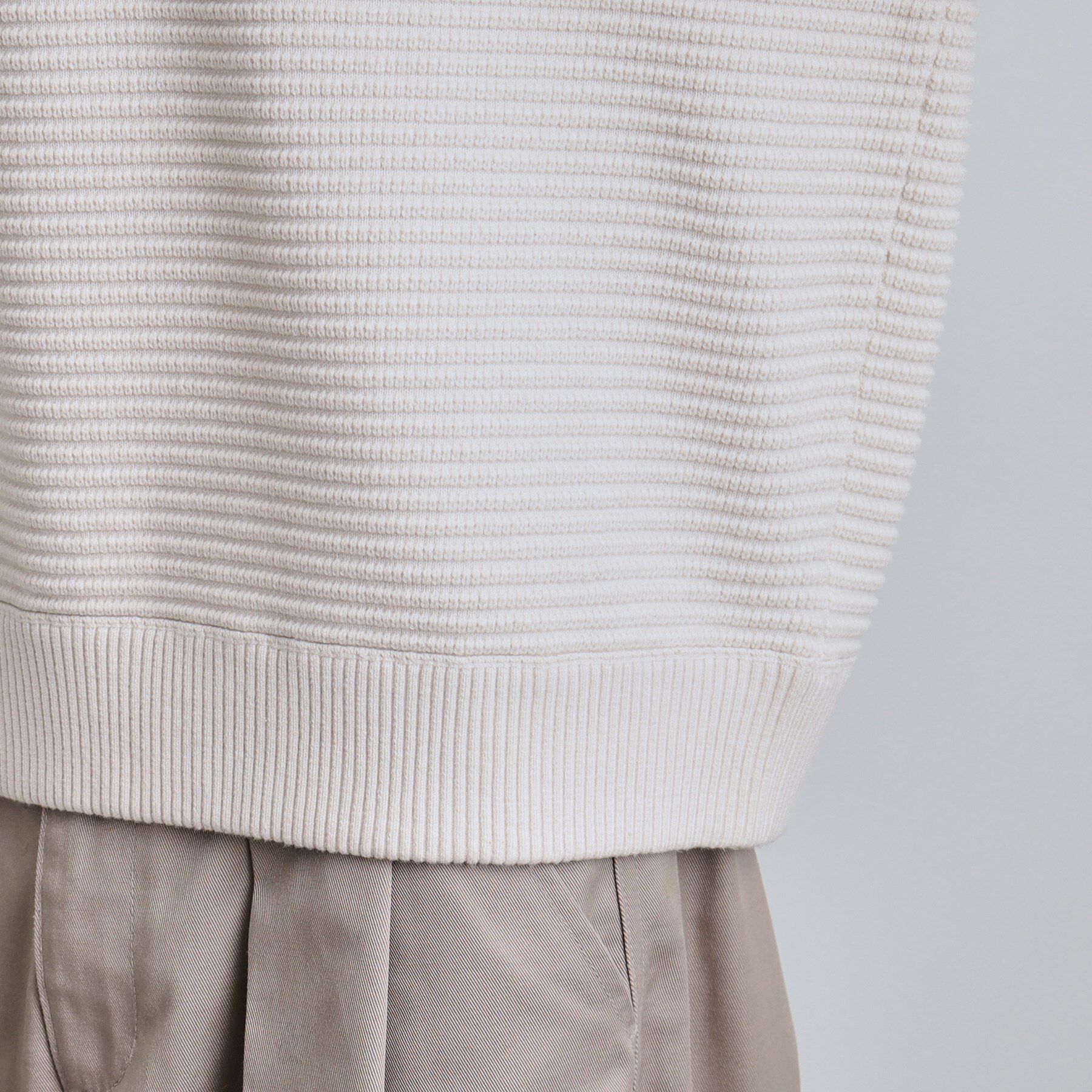 tk.TAKEO KIKUCHI「ハーフジップニットポロシャツ」|ニット・セーター|