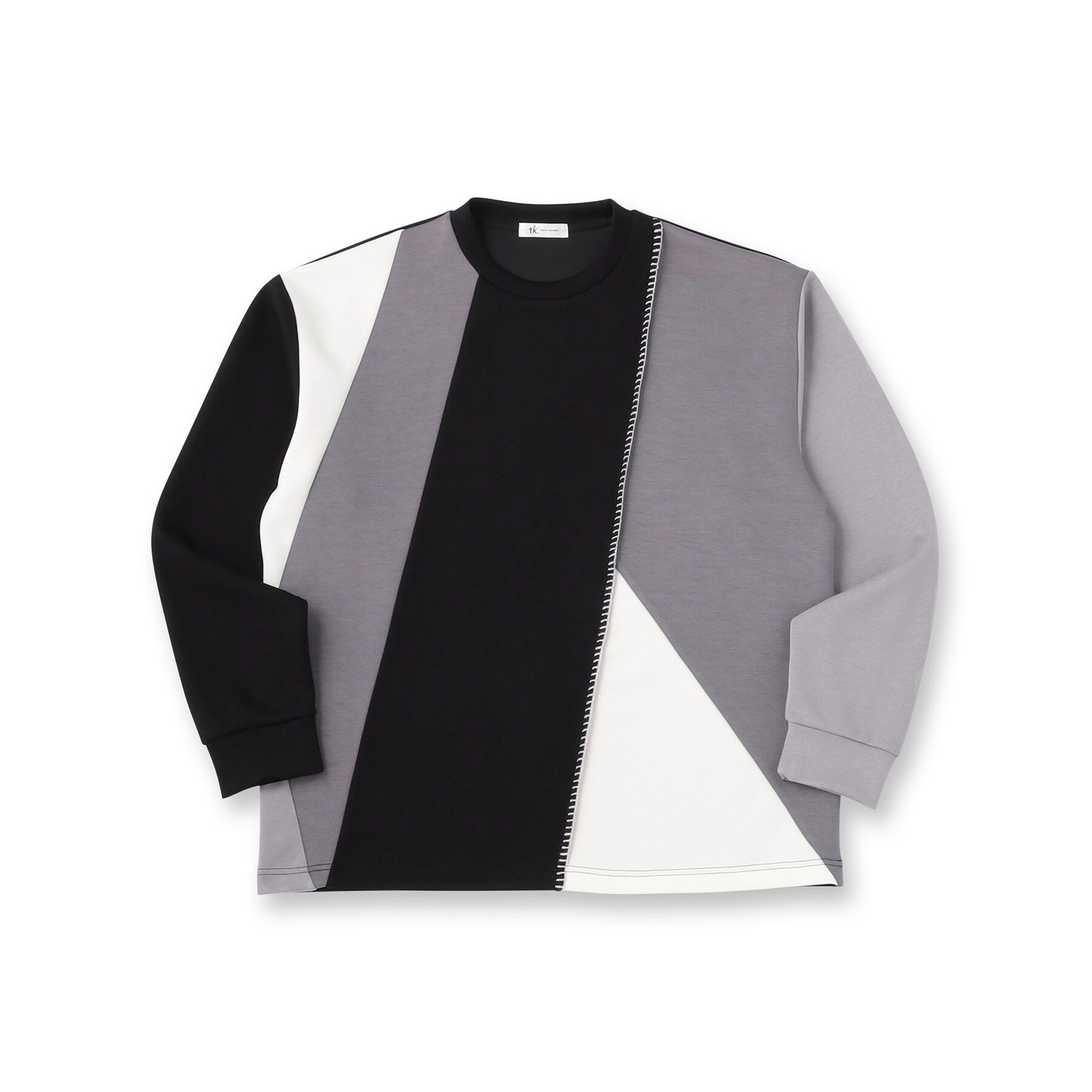 tk.TAKEO KIKUCHI「ダイヤゴナルブランケットカットソー」|Tシャツ・カットソー|