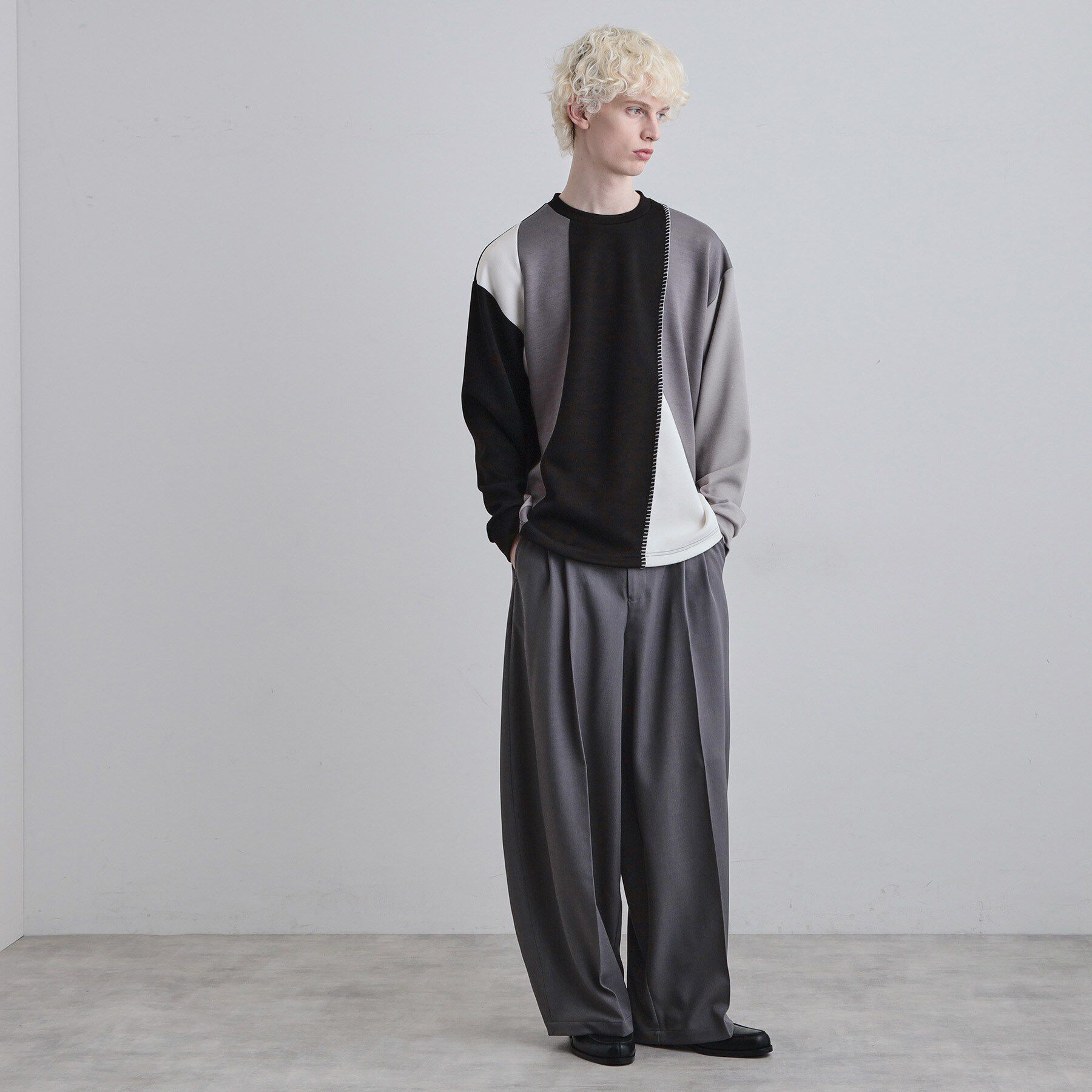 tk.TAKEO KIKUCHI「ダイヤゴナルブランケットカットソー」|Tシャツ・カットソー|