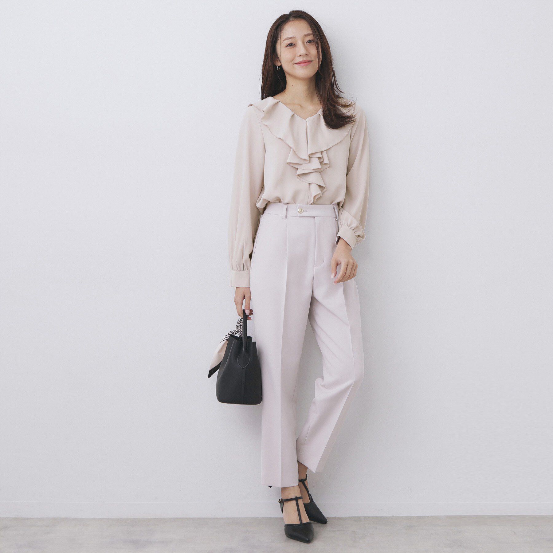 index「ラッフルフリルブラウス【洗濯機OK/イージーアイロン】」|シャツ・ブラウス|