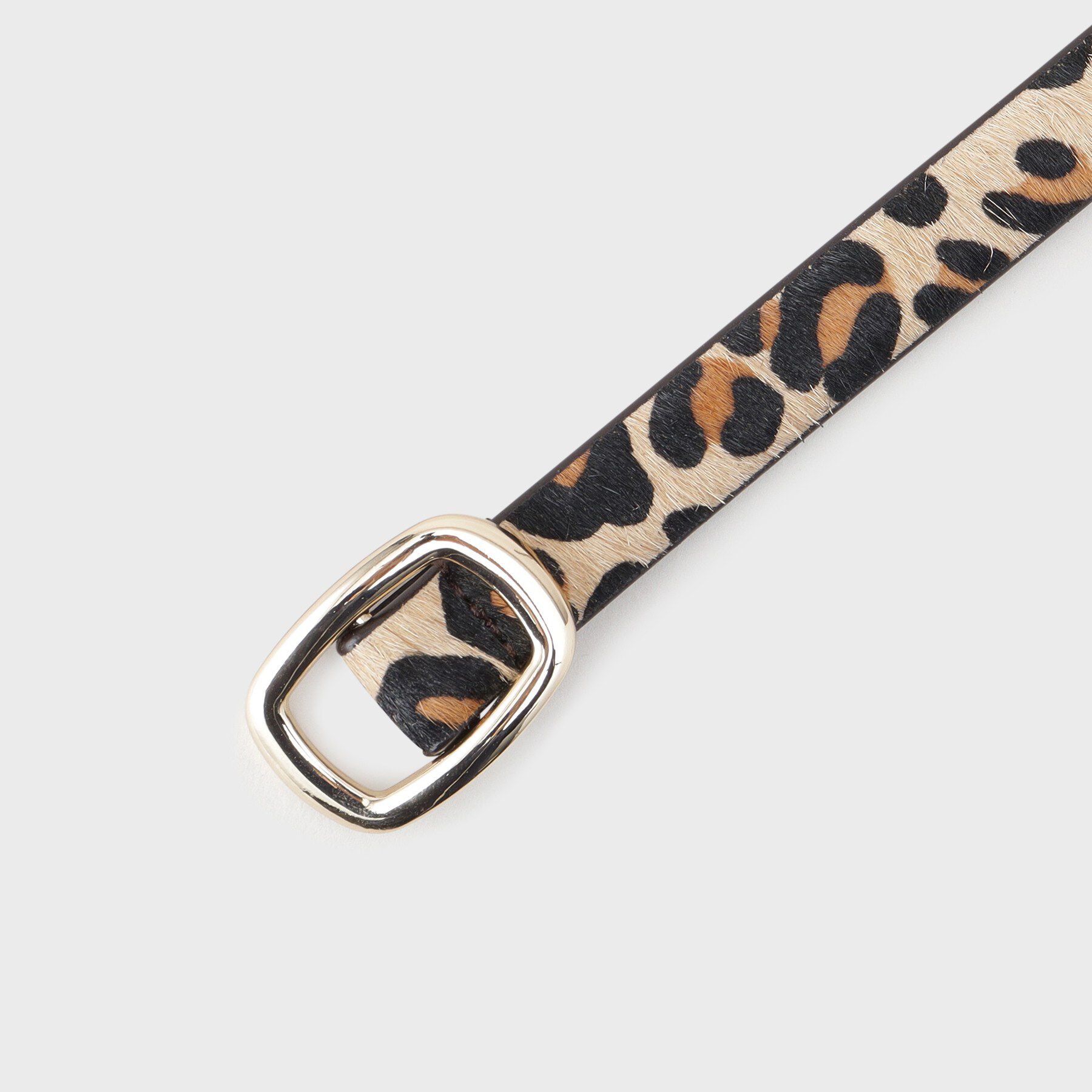 OPAQUE.CLIP「本革ノンホールスライドアニマルベルト」|ベルト|