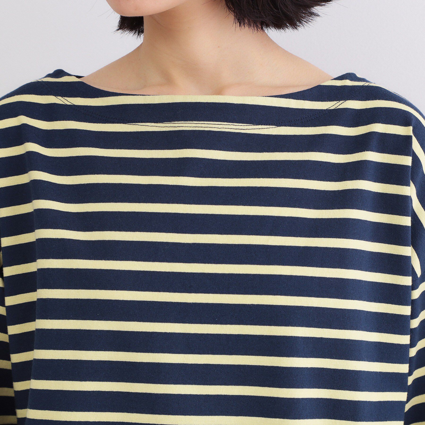 OPAQUE.CLIP「ボーダートップス【洗濯機OK】」|Tシャツ・カットソー|