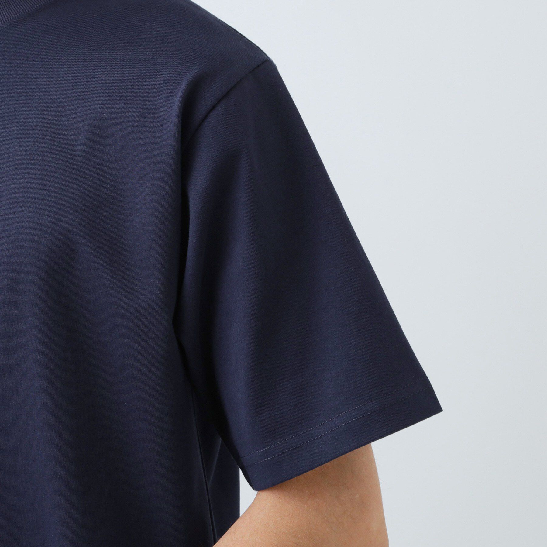 THE SHOP TK「【ジャケットインにもおすすめ】きれいめ半袖Tシャツ 洗濯機OK」|Tシャツ・カットソー|