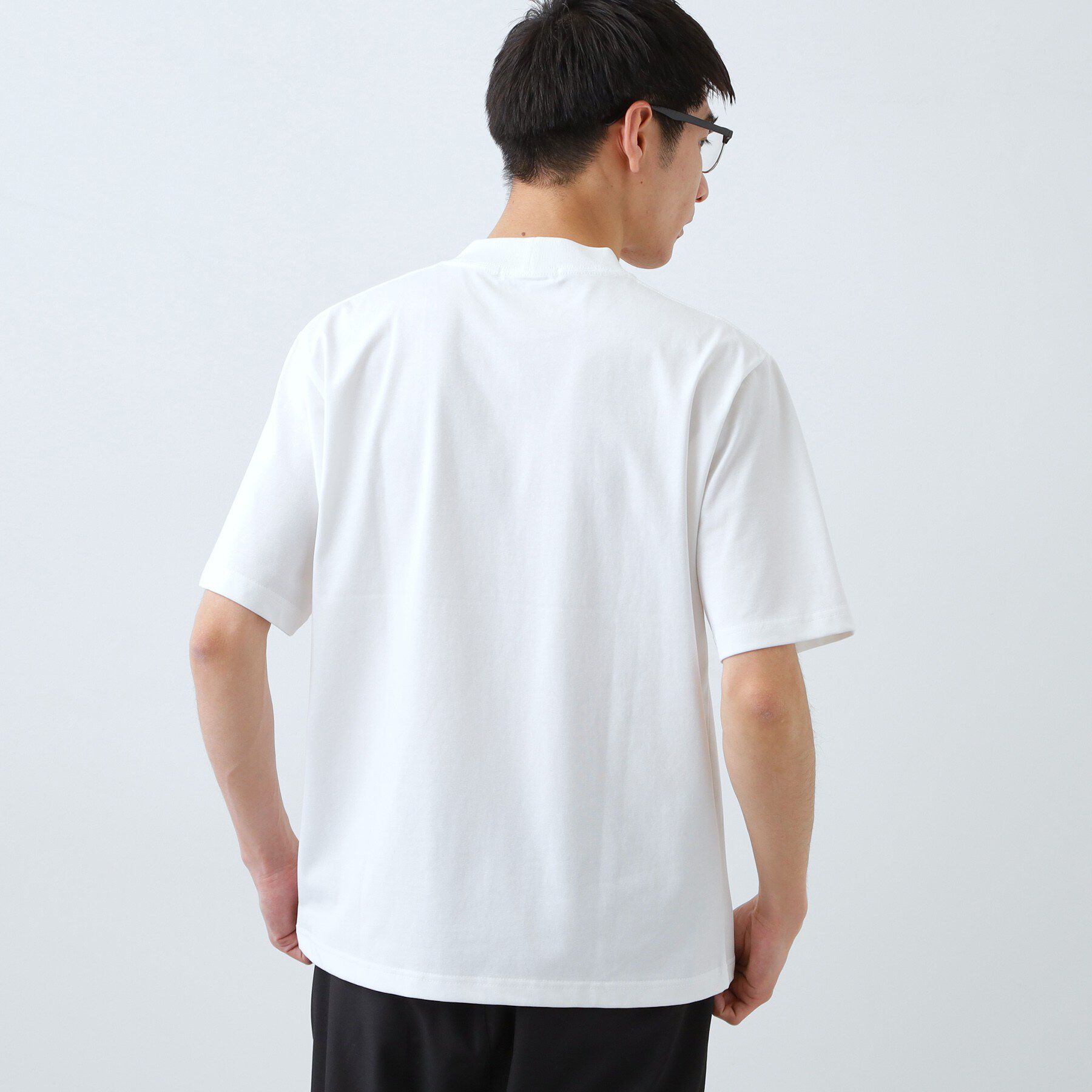 THE SHOP TK「【ジャケットインにもおすすめ】きれいめ半袖Tシャツ 洗濯機OK」|Tシャツ・カットソー|