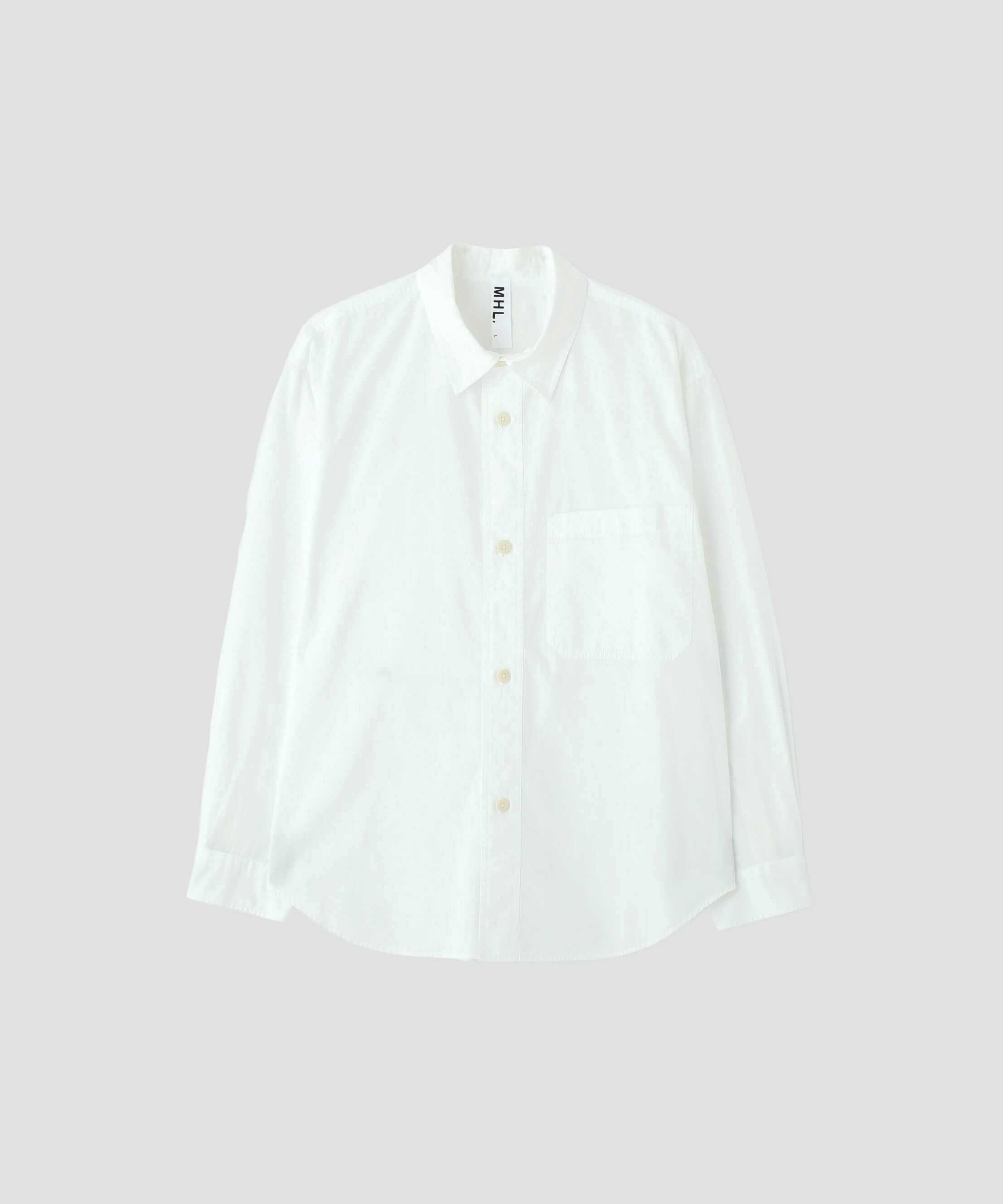 MHL.「GARMENT DYE COTTON SHIRTING SHIRT」|シャツ・ブラウス|