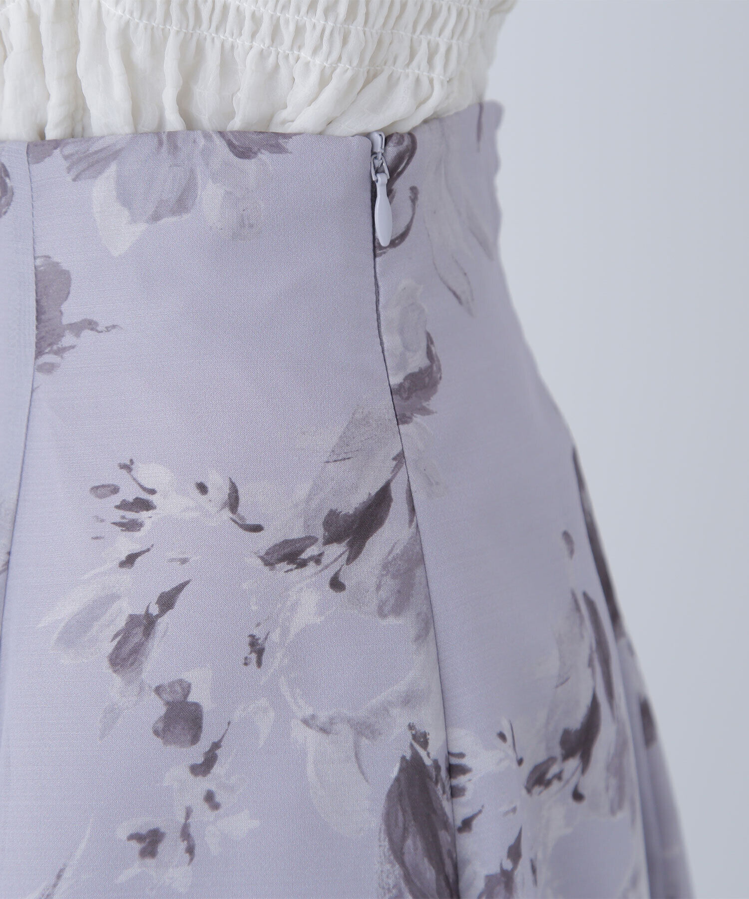  「シアーフラワープリントフレアスカート」|スカート|