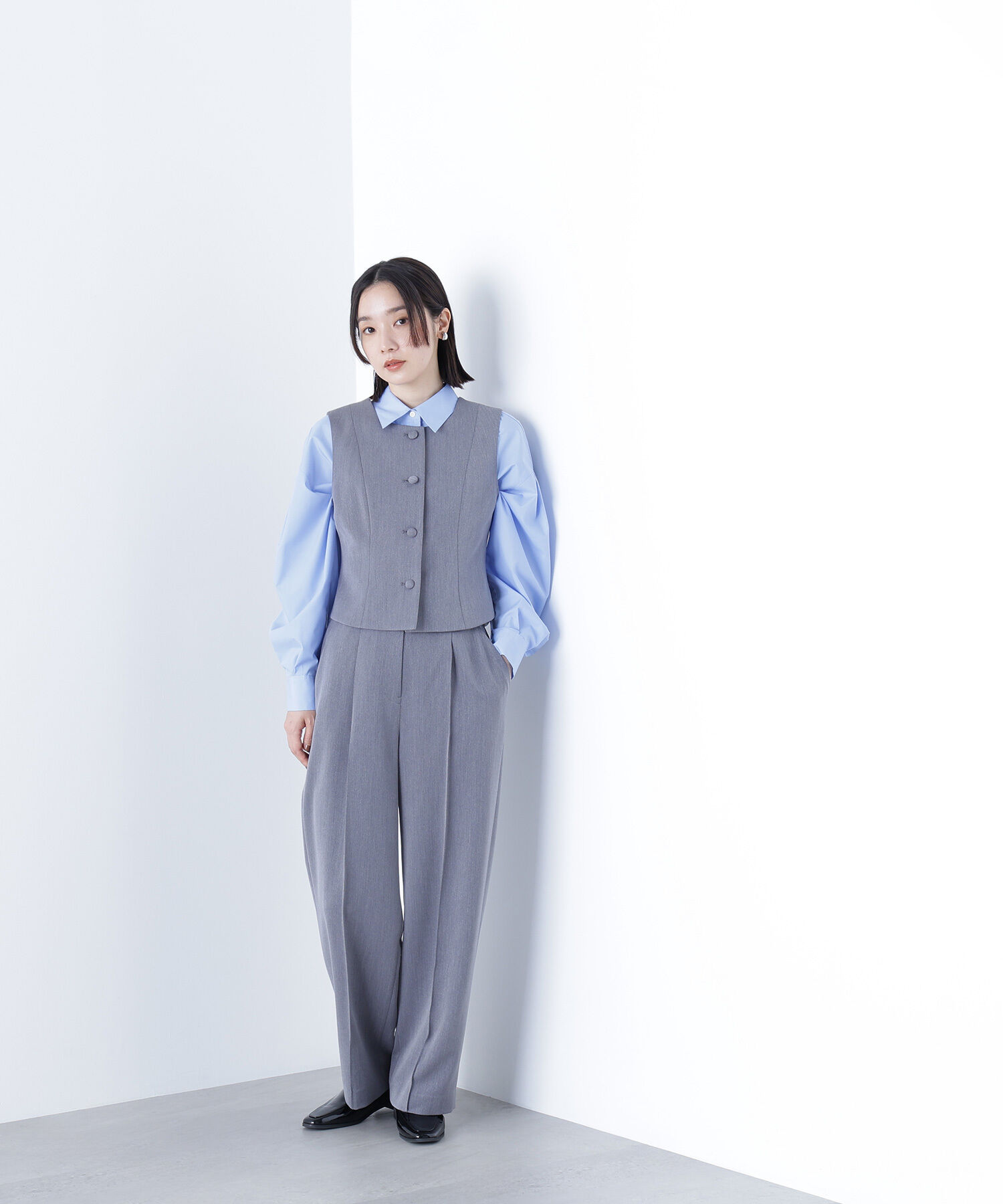  「コンパクトベストセットアップ」|ブルゾン・スタジャン|