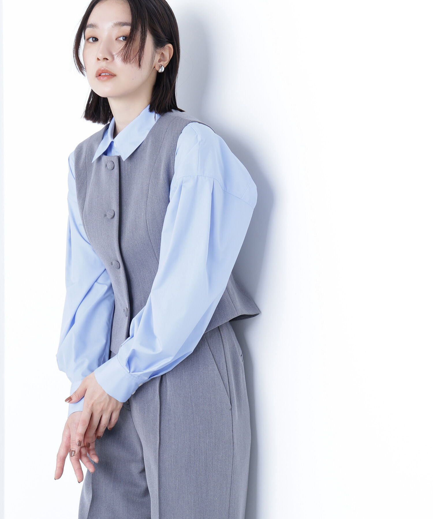  「コンパクトベストセットアップ」|ブルゾン・スタジャン|