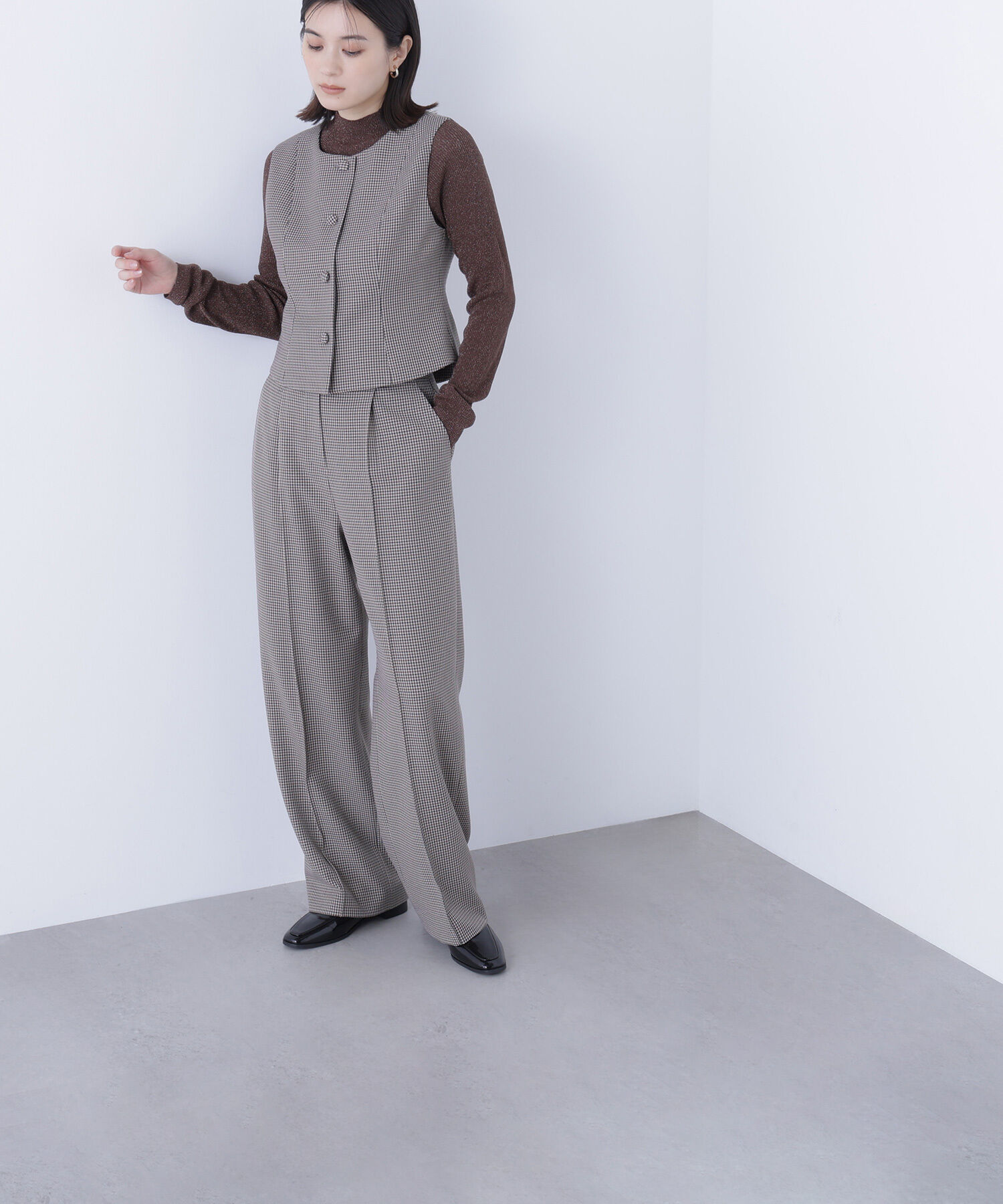  「コンパクトベストセットアップ」|ブルゾン・スタジャン|