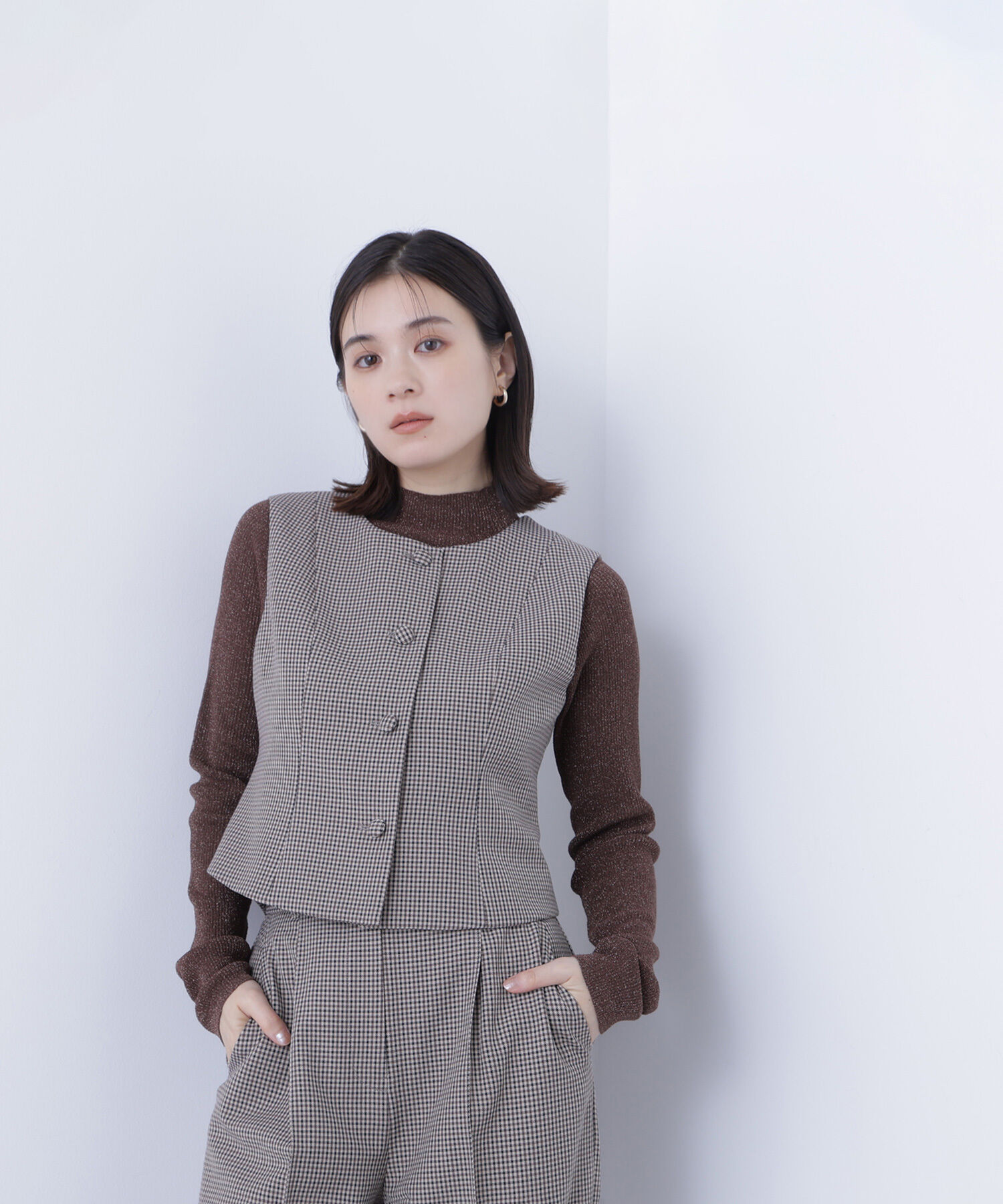  「コンパクトベストセットアップ」|ブルゾン・スタジャン|