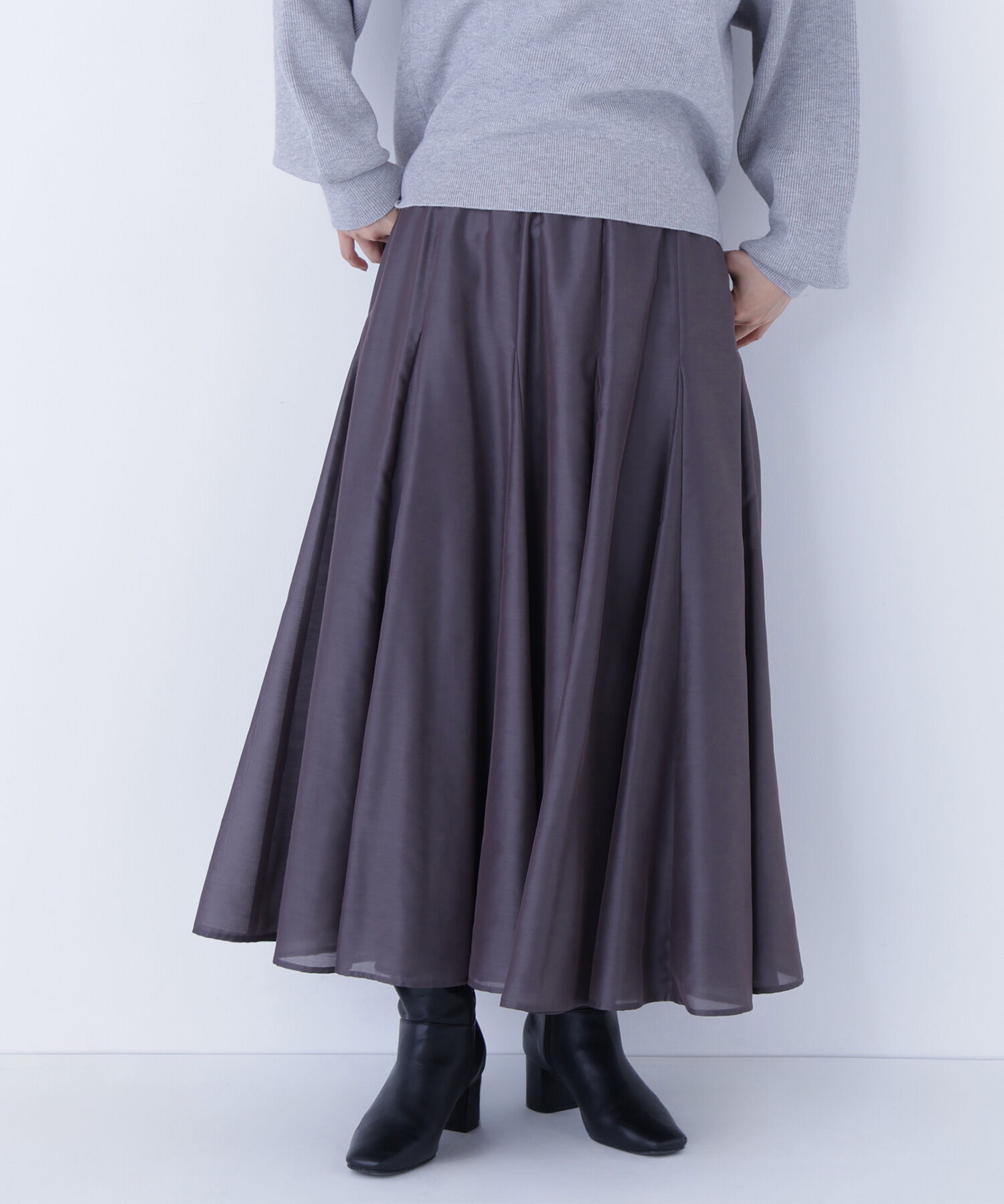  「シャイニーシアーボイルスカート」|スカート|