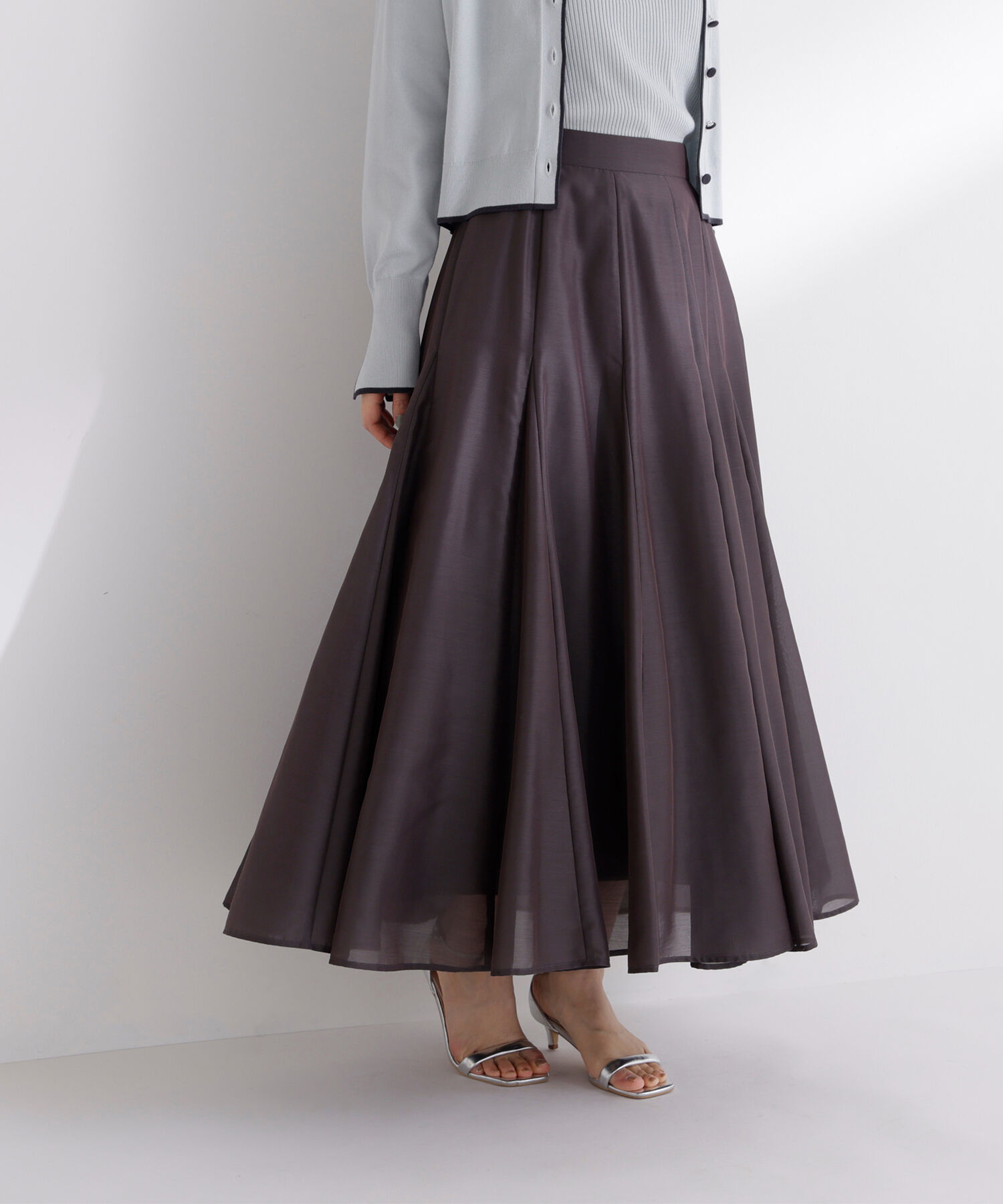  「シャイニーシアーボイルスカート」|スカート|