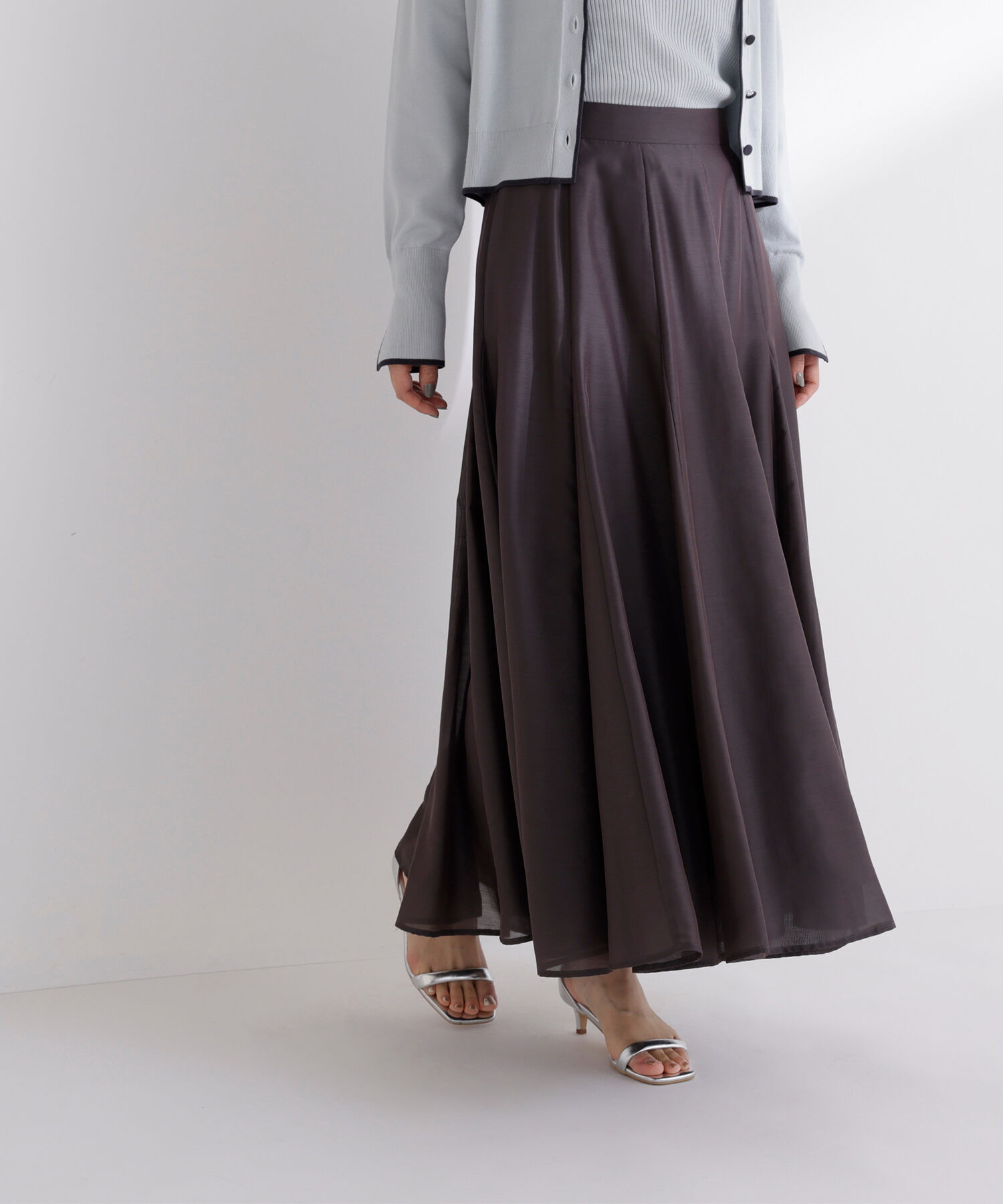  「シャイニーシアーボイルスカート」|スカート|