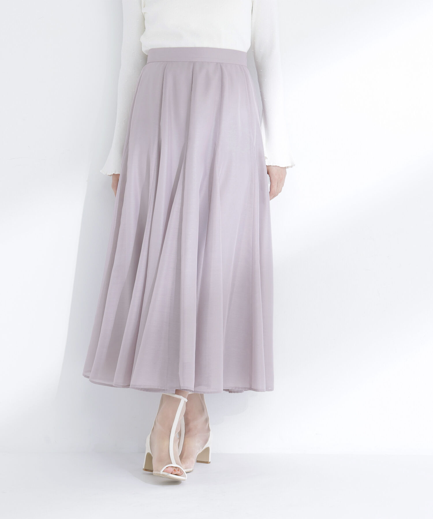  「シャイニーシアーボイルスカート」|スカート|