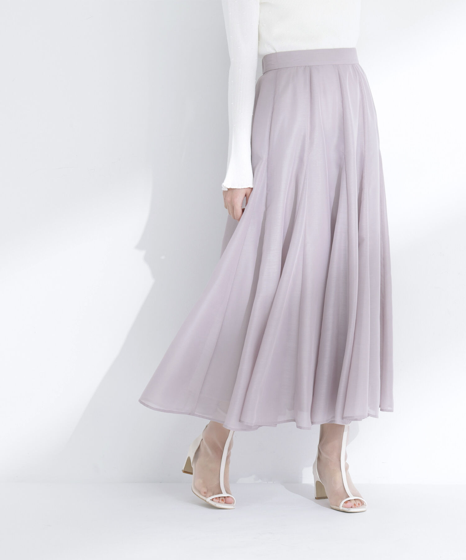  「シャイニーシアーボイルスカート」|スカート|