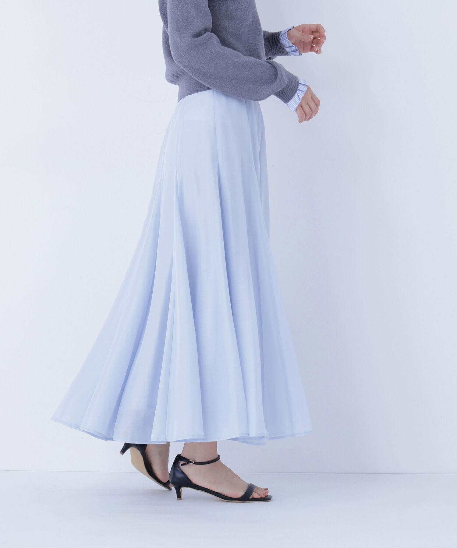  「シャイニーシアーボイルスカート」|スカート|