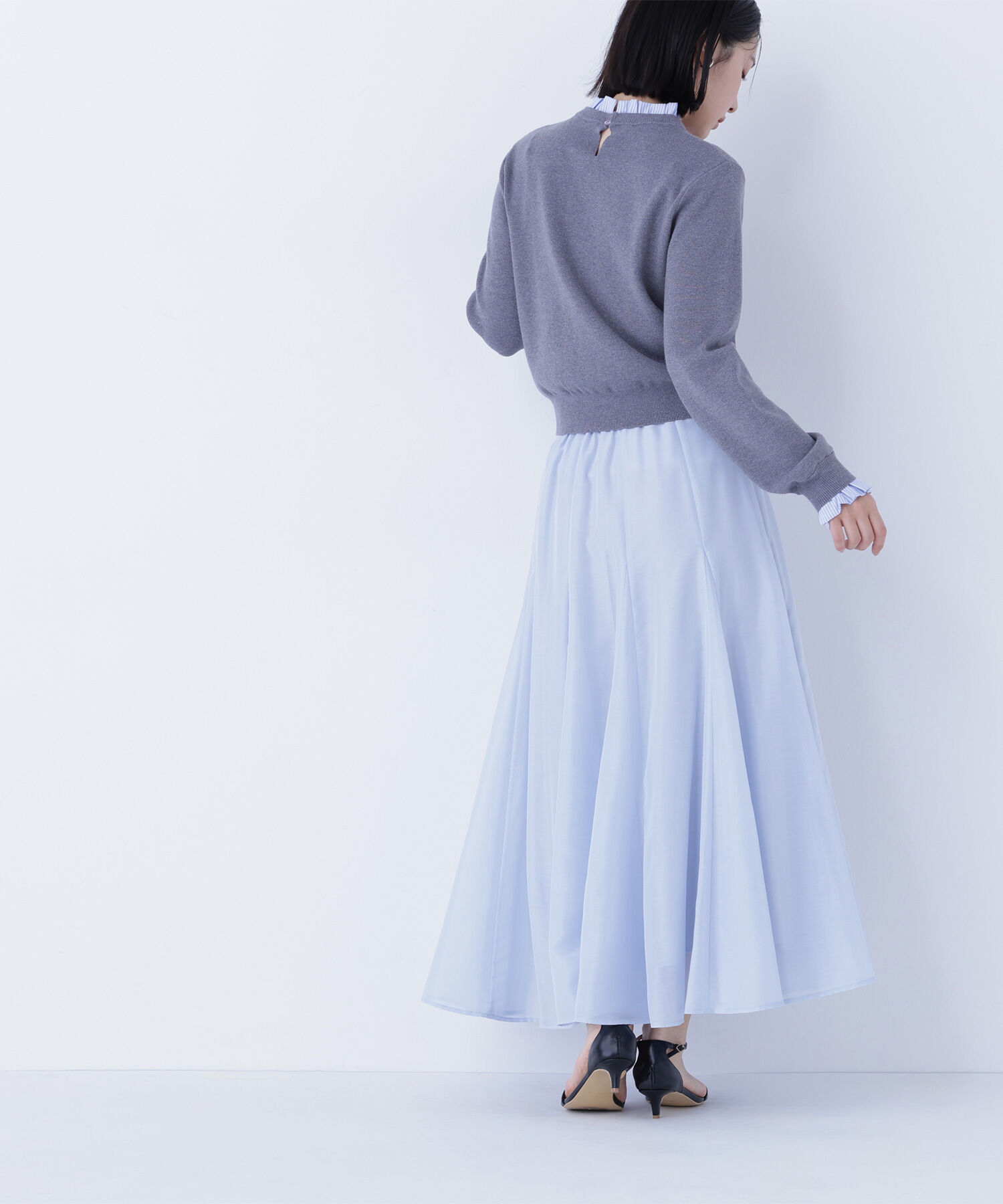  「シャイニーシアーボイルスカート」|スカート|