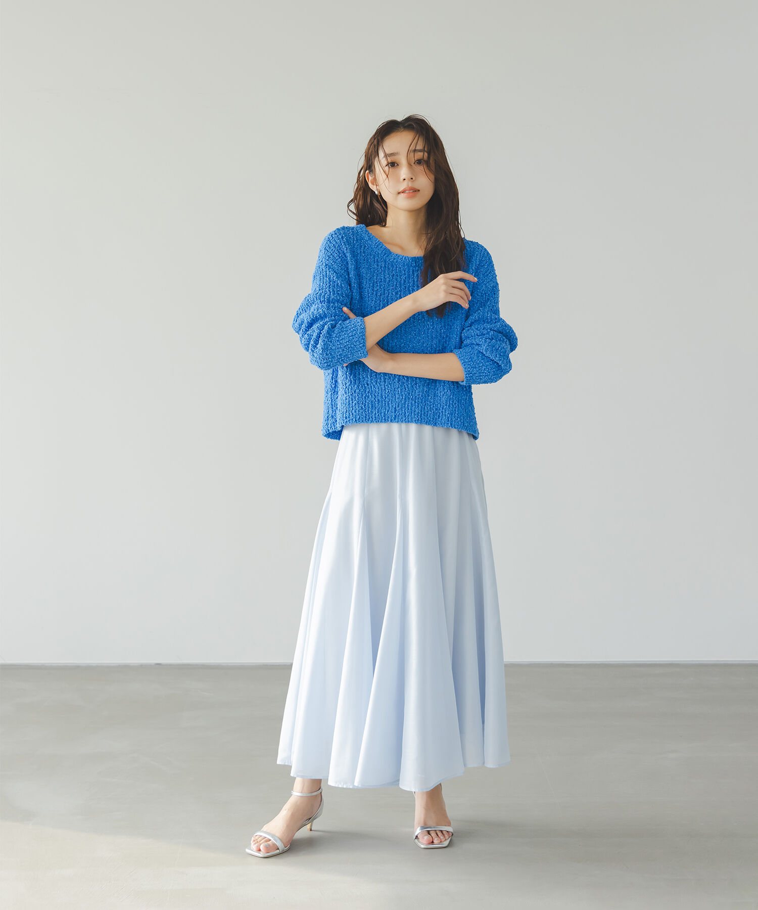  「シャイニーシアーボイルスカート」|スカート|