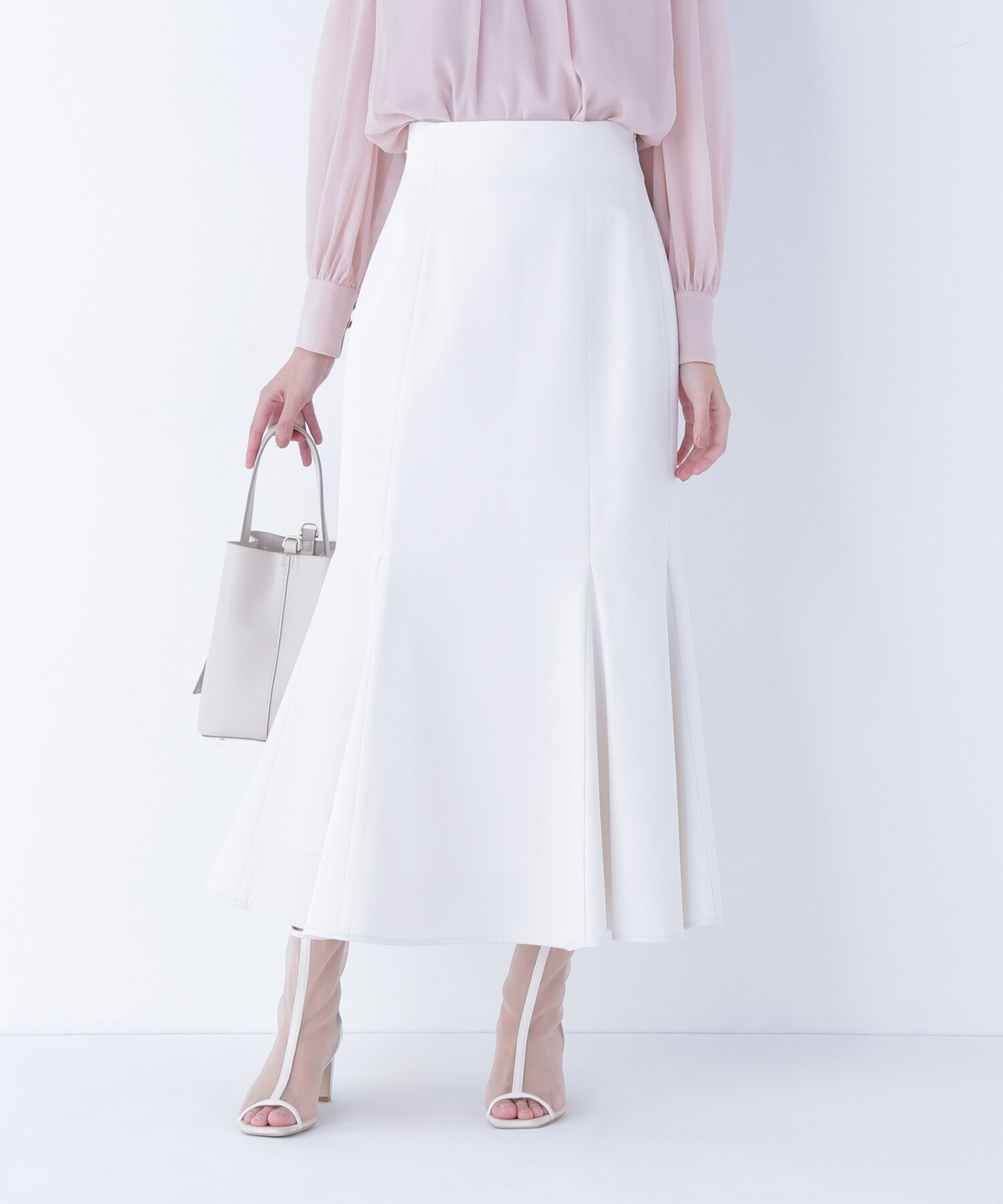  「ヘム切替マーメイドスカート」|スカート|