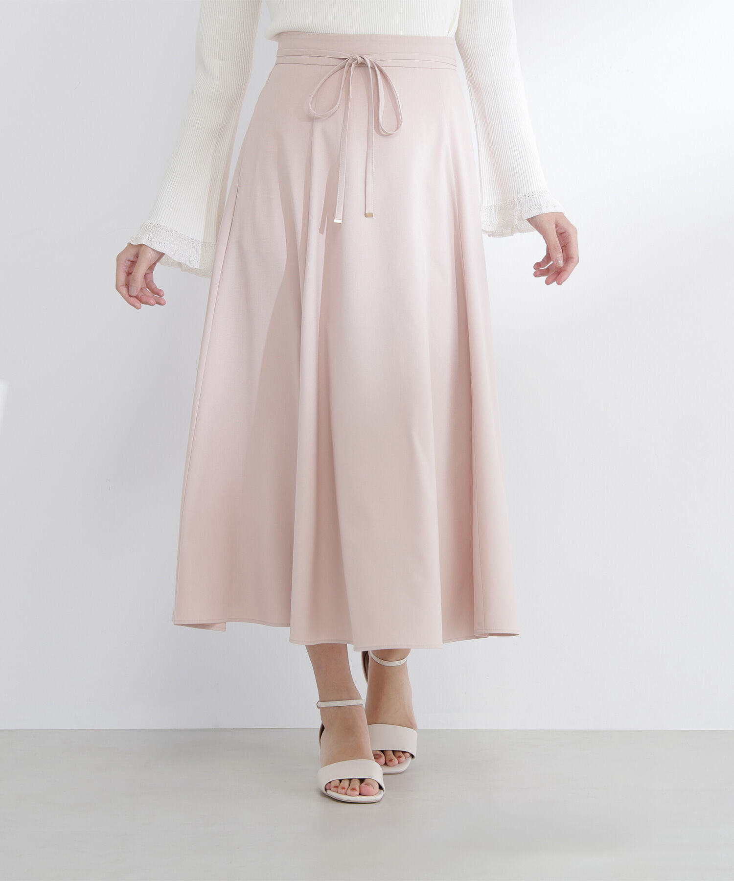  「ナローリボンフレアスカート」|スカート|