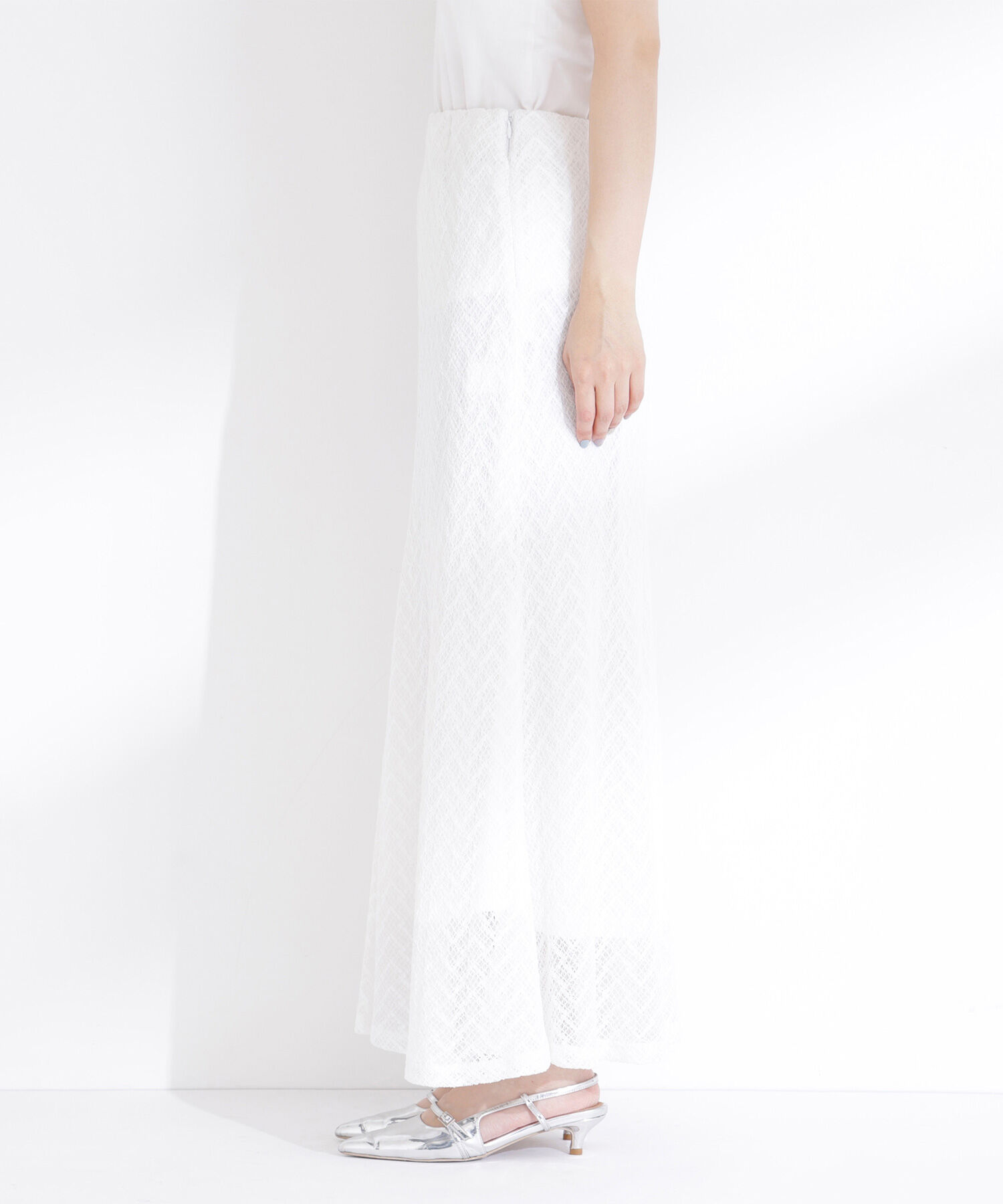  「レースナロースカート」|スカート|
