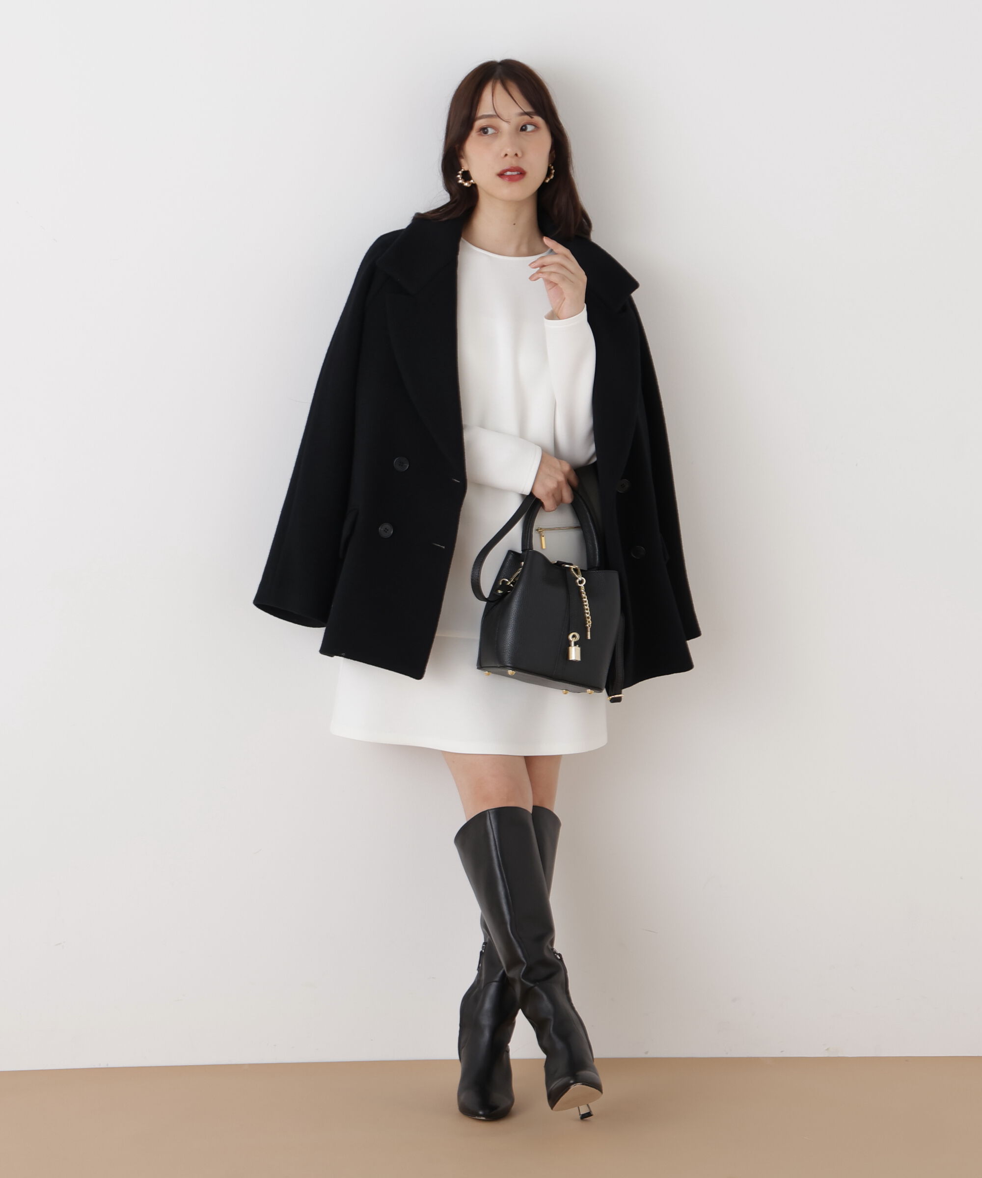  「◆ダブルブレストショートコート」|その他|