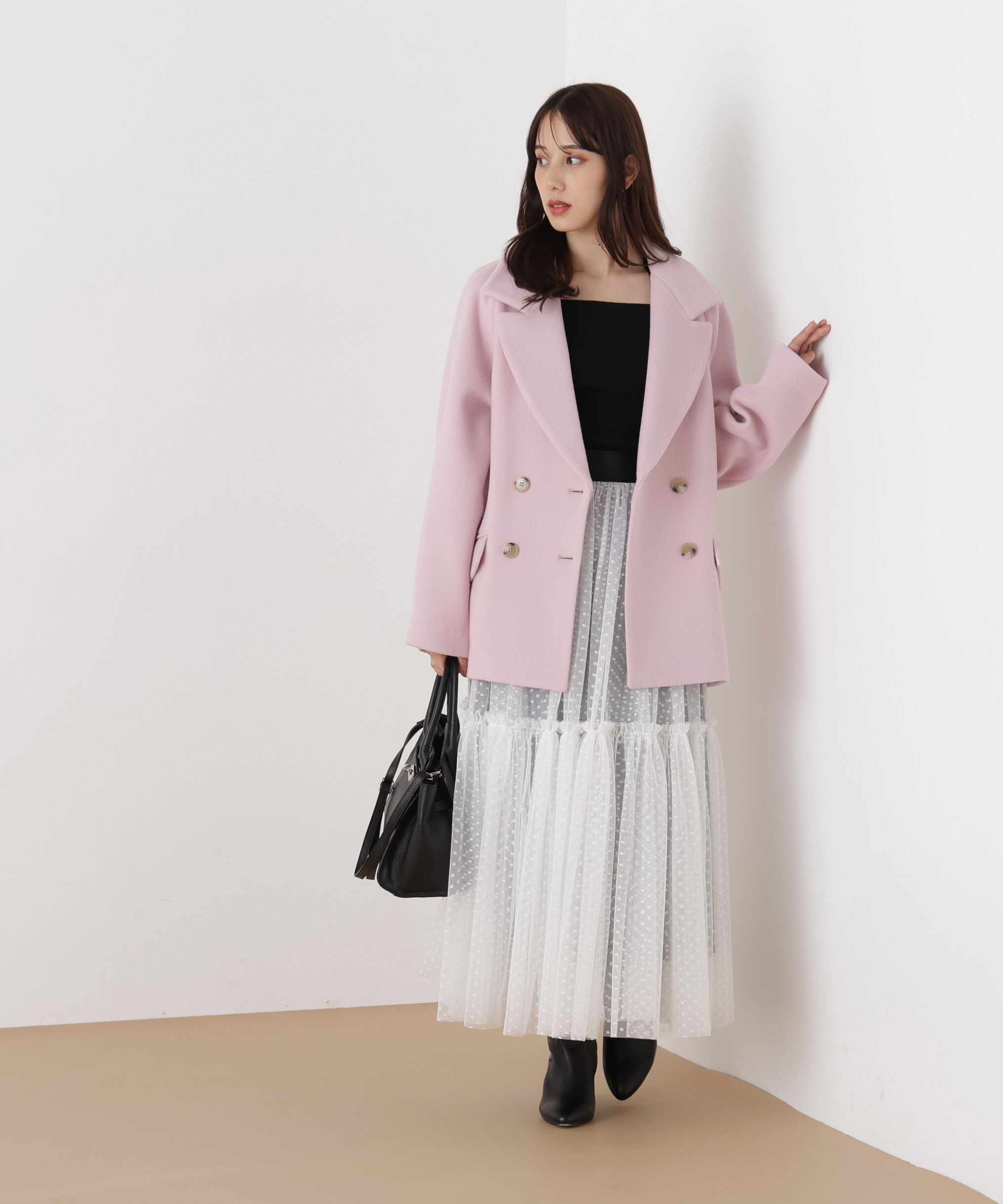  「◆ダブルブレストショートコート」|その他|