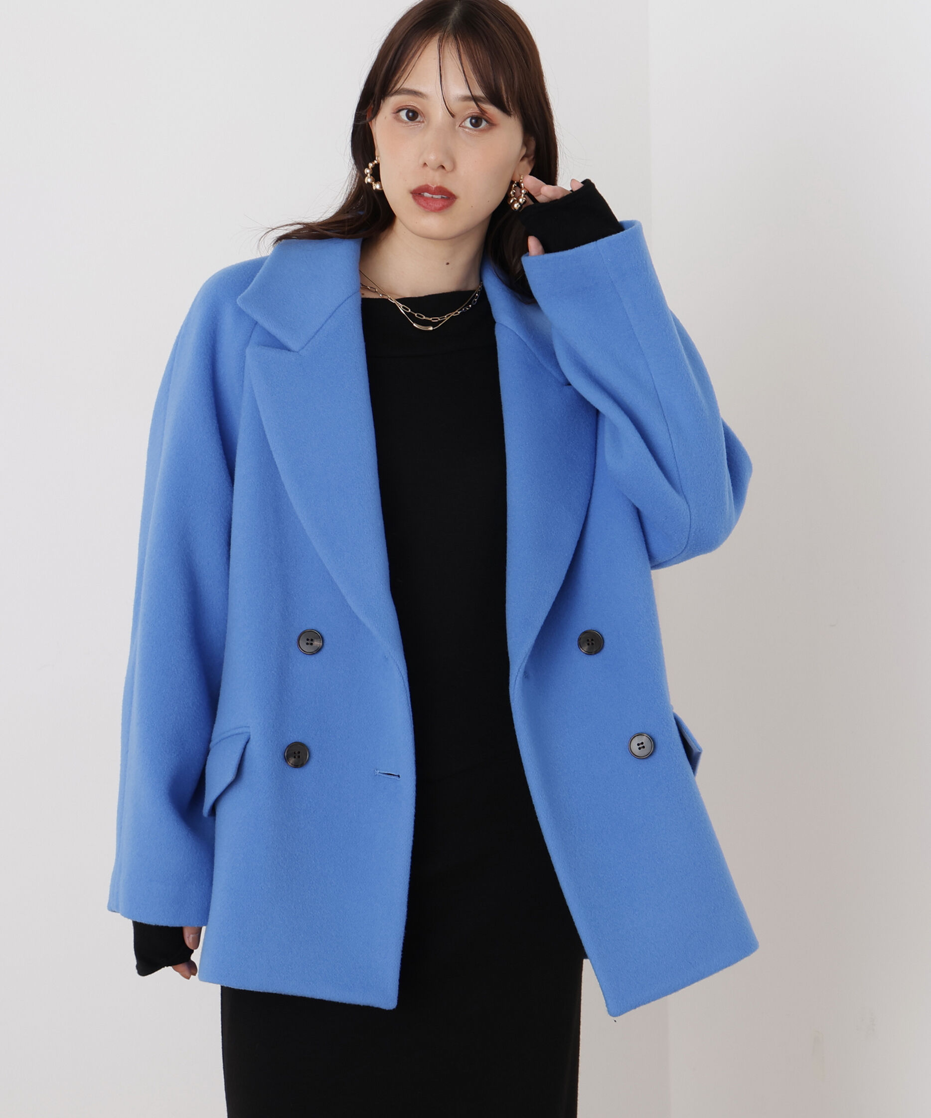  「◆ダブルブレストショートコート」|その他|